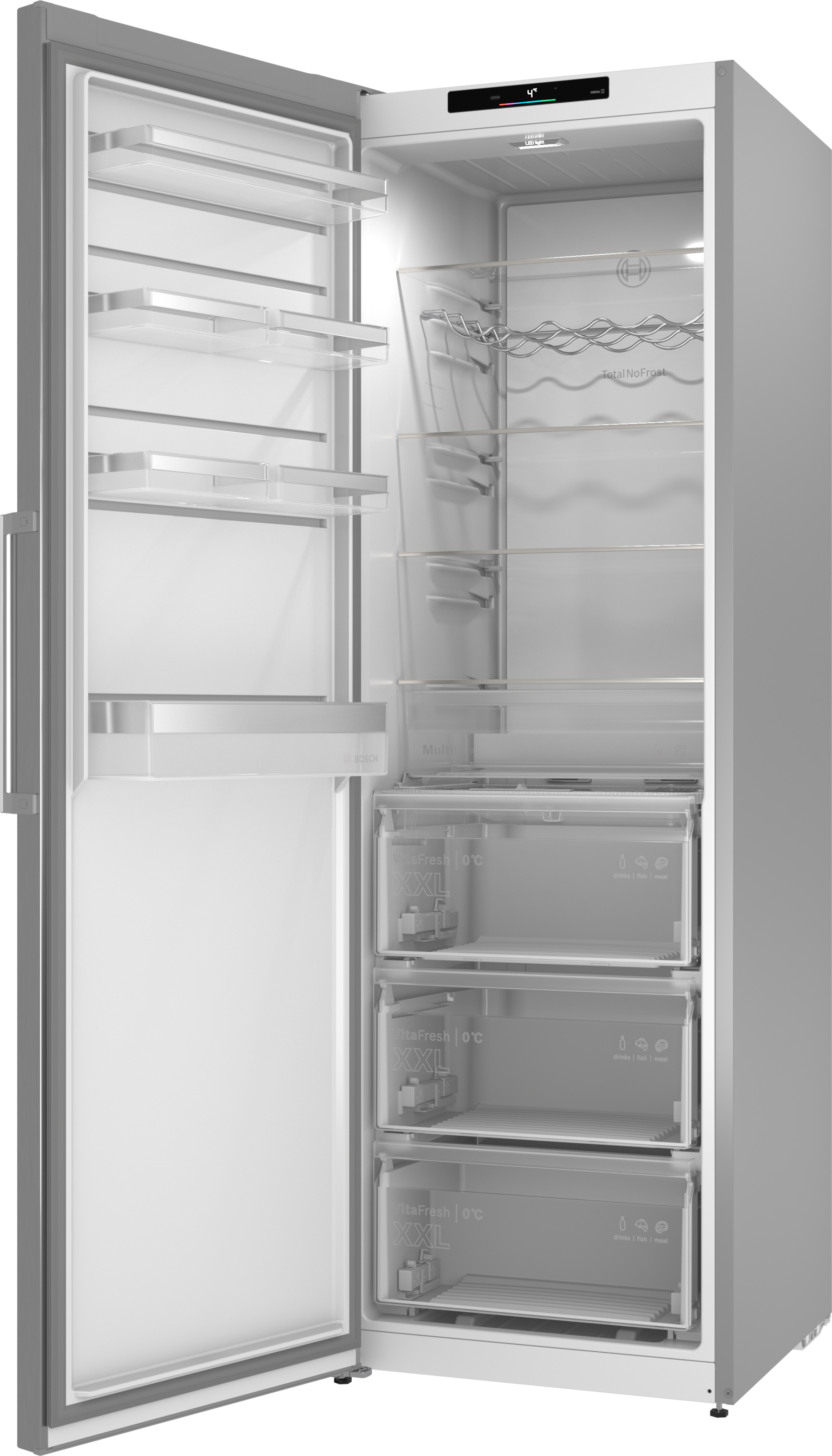 BOSCH Kühlschrank Serie 4 »KSN36VLDG« 186,2 cm hoch 59,5 cm breit