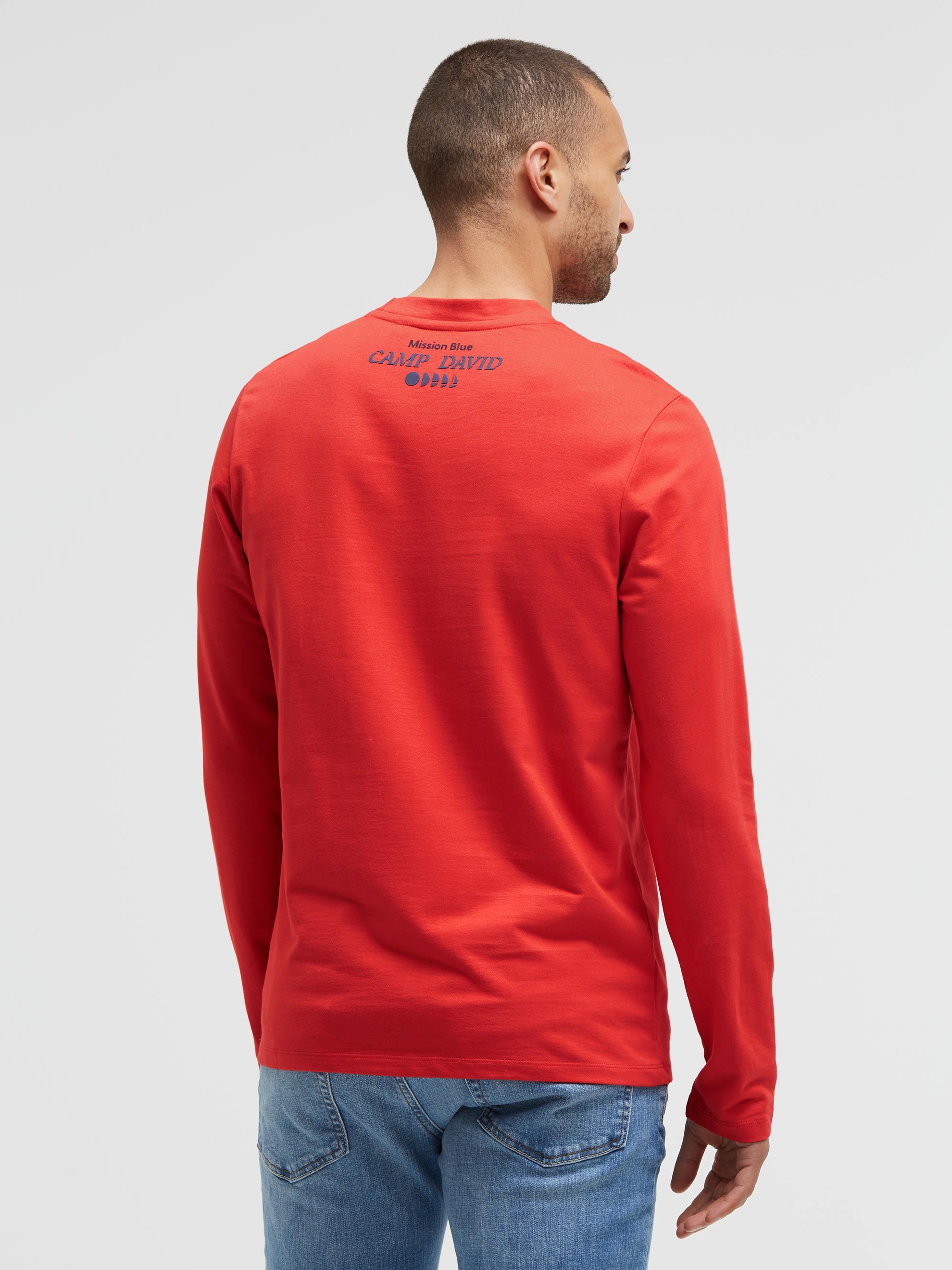 CAMP DAVID Rundhalsshirt aus Baumwolle