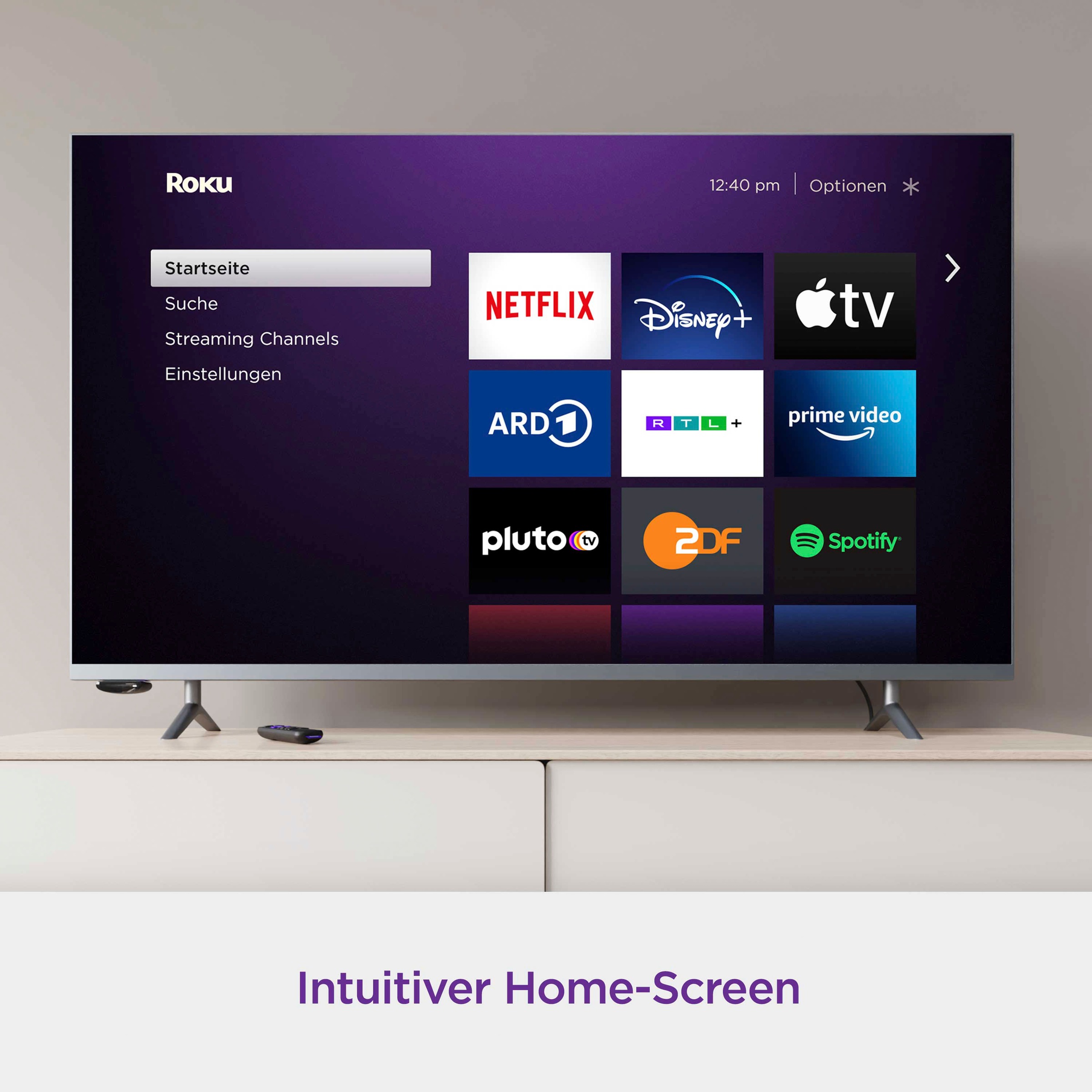 ROKU Streaming-Box »Express 4K Streaming Media Player«, (Kompatibel mit Google Asistant,Amazon Alexa,Apple Homekit +Airplay 2.0)