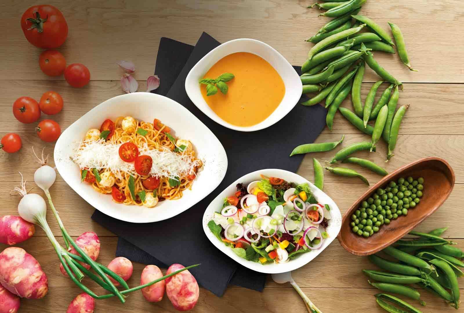 Villeroy & Boch Suppenteller »Suppenschalen Vapiano 18 x 16 cm 2er Set weiß«