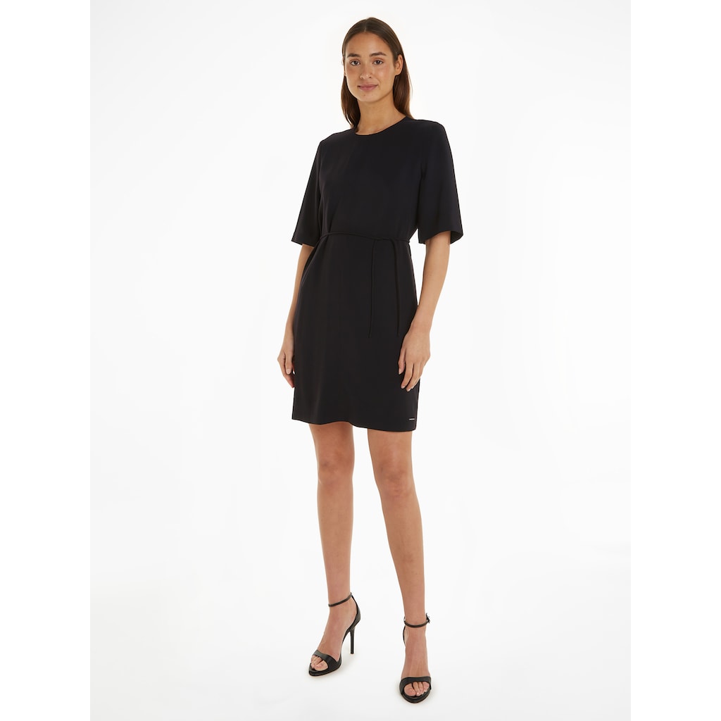 Calvin Klein Midikleid »STRUCTURE TWLL MINI SHIFT DRESS«