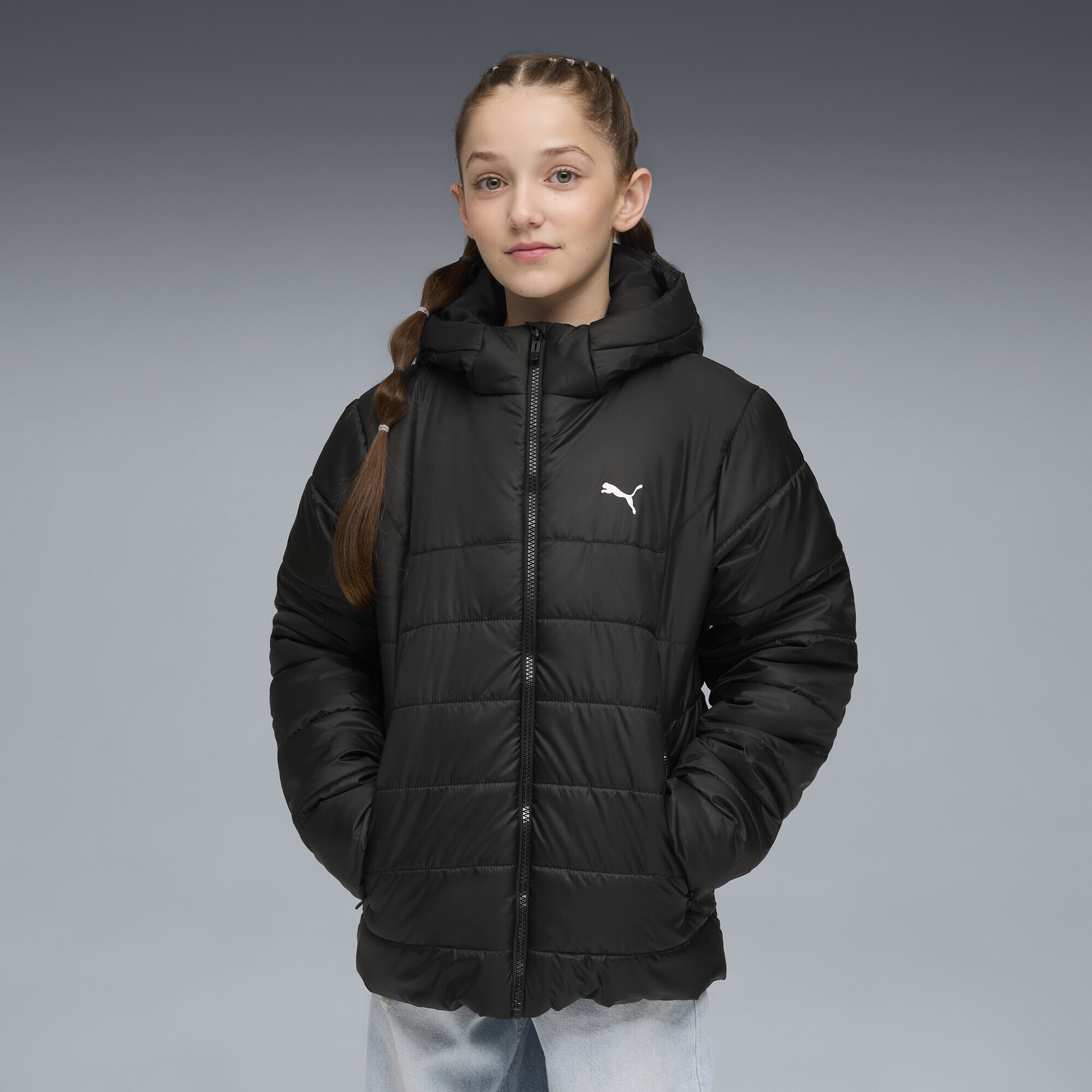 PUMA Winterjacke »Essentials Wattierte Kapuzenjacke Jugendliche«