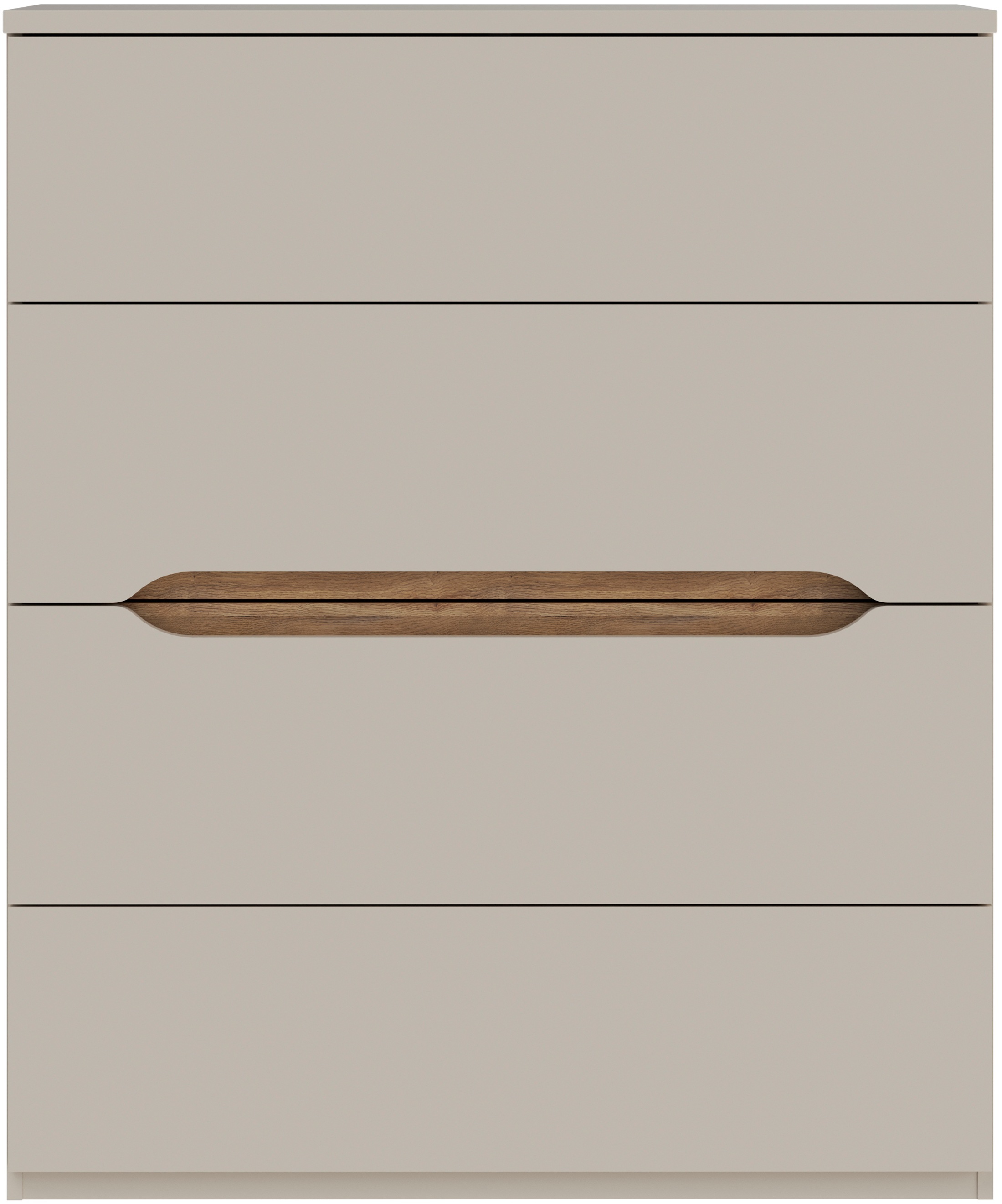 FORTE Hochkommode, B/H/T 95,1/114,7/41,5 cm Hochkommode ohne Griffe günstig online kaufen