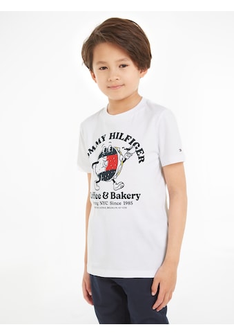 TOMMY HILFIGER Marškinėliai »TOMMY BAGELS TEE S/S« su...