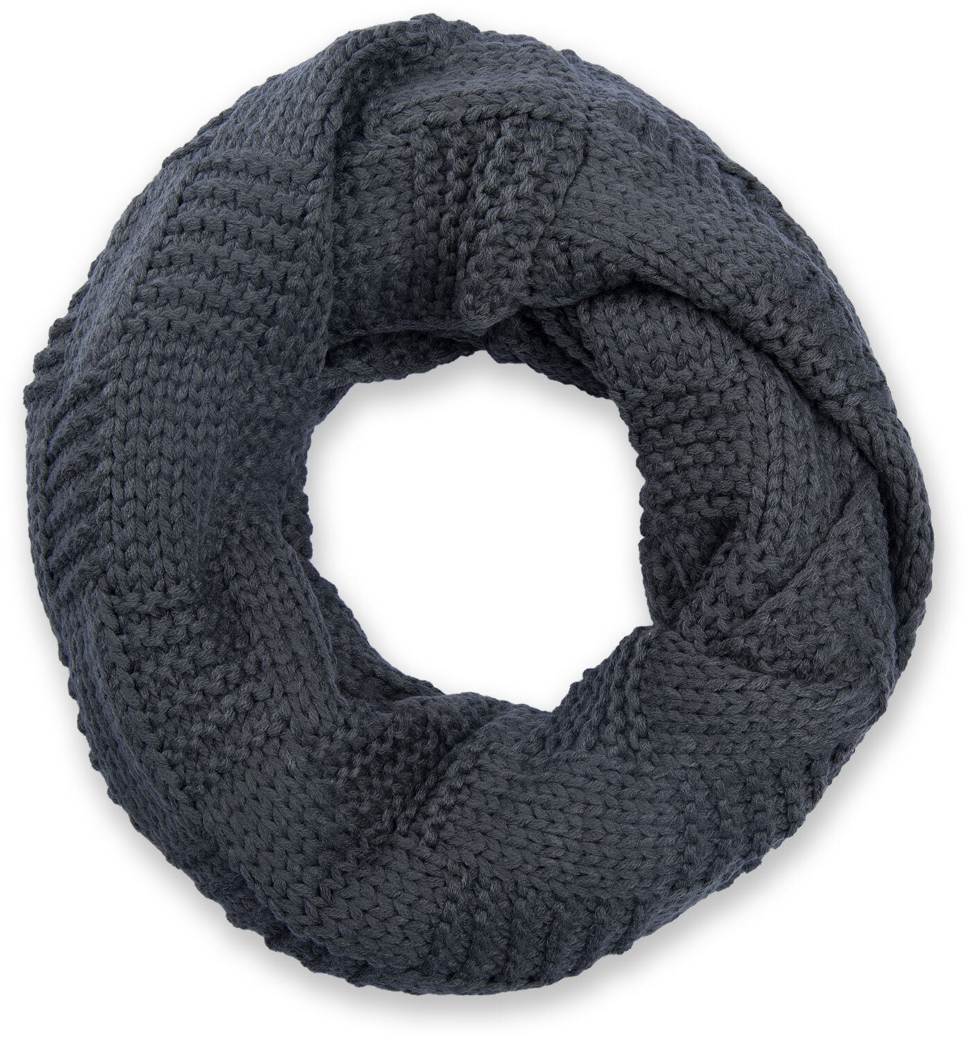 styleBREAKER Strickschal "Feinstrick Loop mit Patentmuster" 1 Stk.