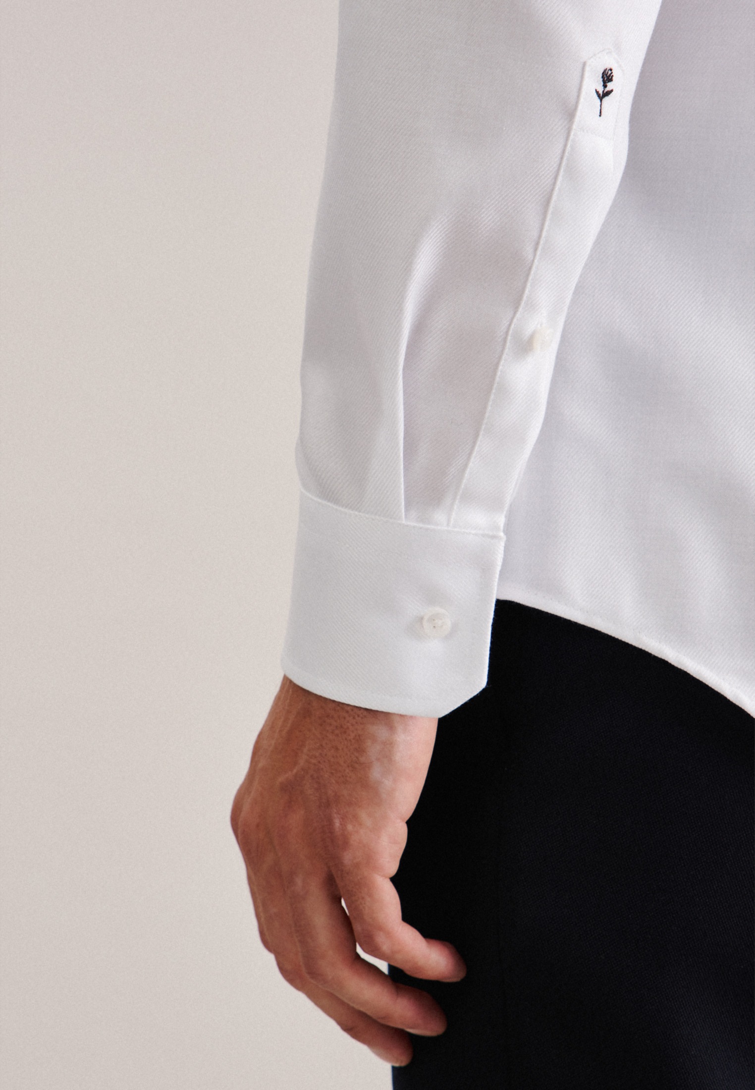 Langarm Uni Businesshemd seidensticker Slim »Slim«, | BAUR ▷ Kentkragen bestellen