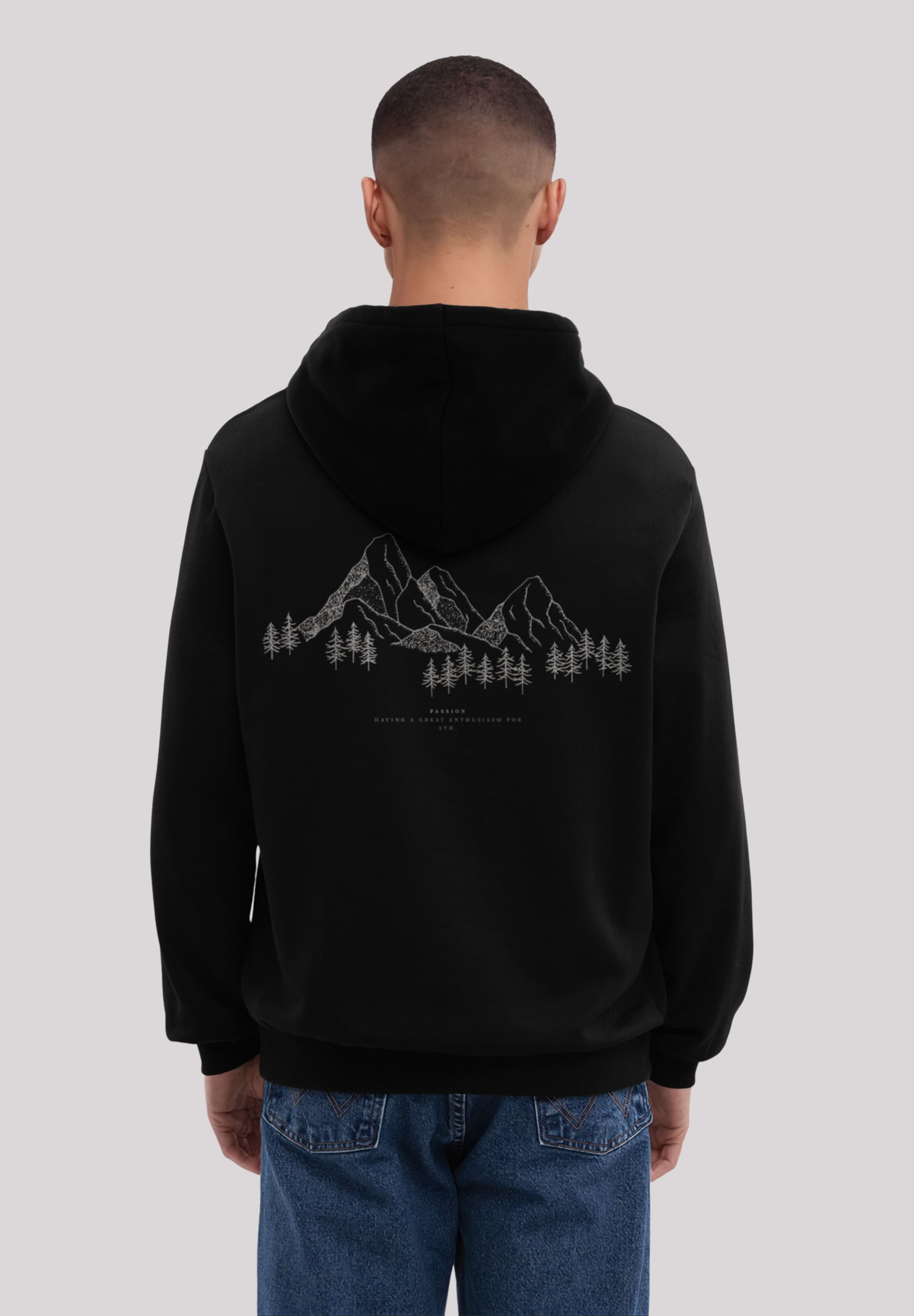 F4NT4STIC Kapuzenpullover »Mountain Berge Natur V2«, Premium Qualität