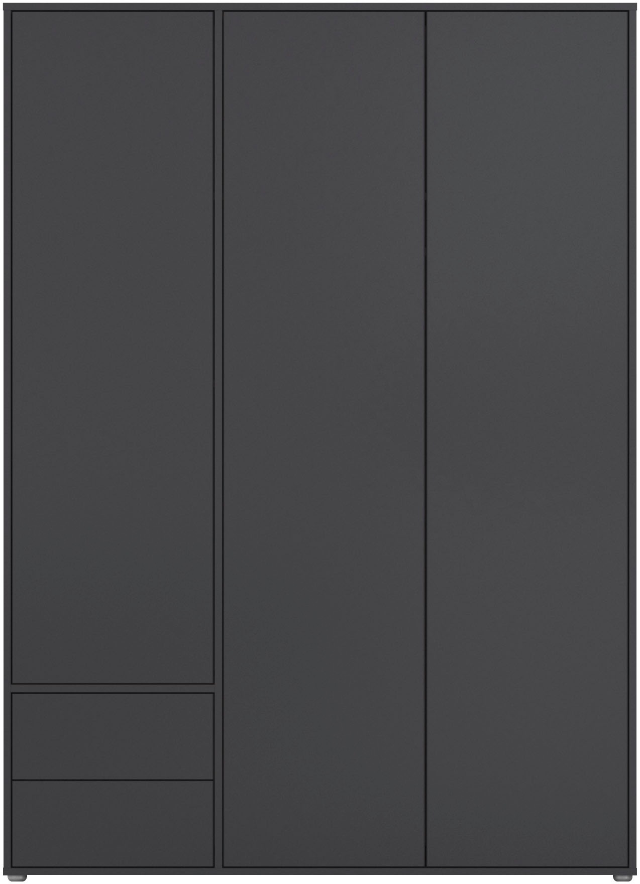 rauch Drehtürenschrank »Kleiderschrank Schrank Garderobe Wäscheschrank NABILA viel Stauraum«, (in 3 verschiedenen Ausstattungen BASIC/CLASSIC/PREMIUM), mit 2 Schubladen und Push-to-Open Funktion TOPSELLER MADE IN GERMANY
