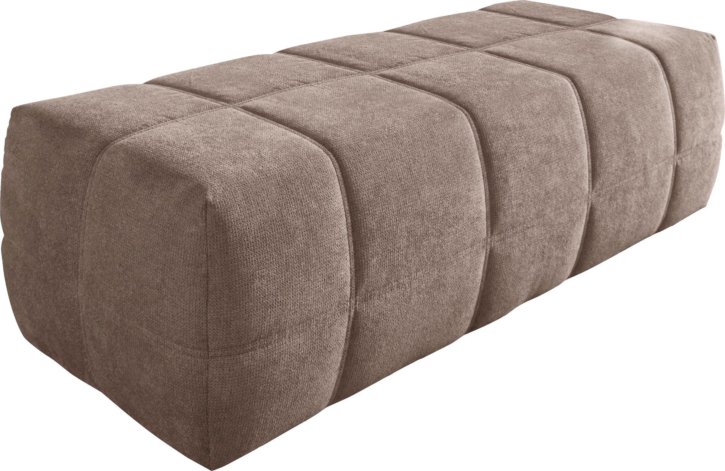 DOMO collection Hocker "BRANDON, komfortabel" große Ausführung passend zu "Brandon", auch in Cord