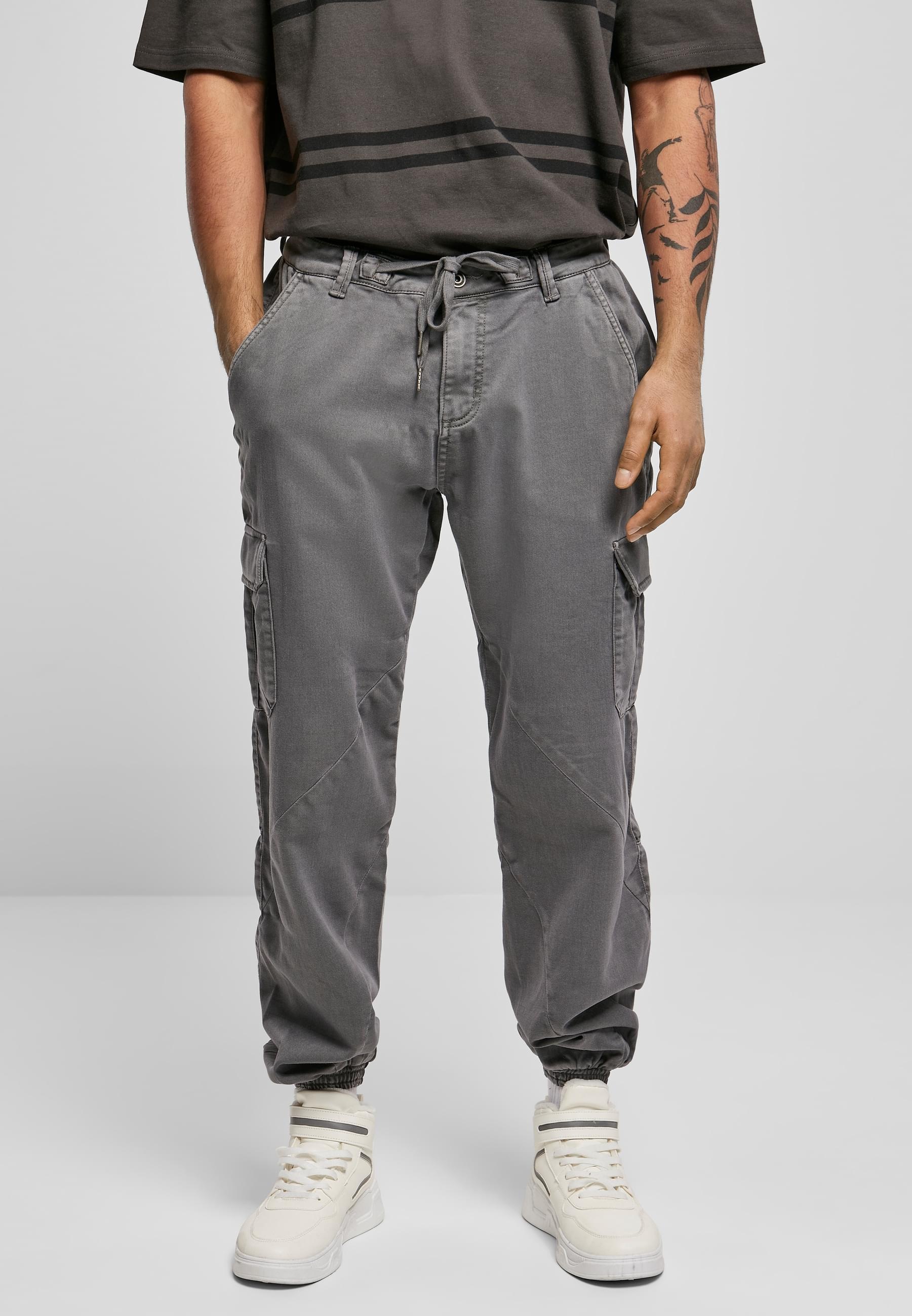 URBAN CLASSICS Cargohose »Urban Classics Herren Knitted Cargo Jogging Pants«, (1 tlg.)