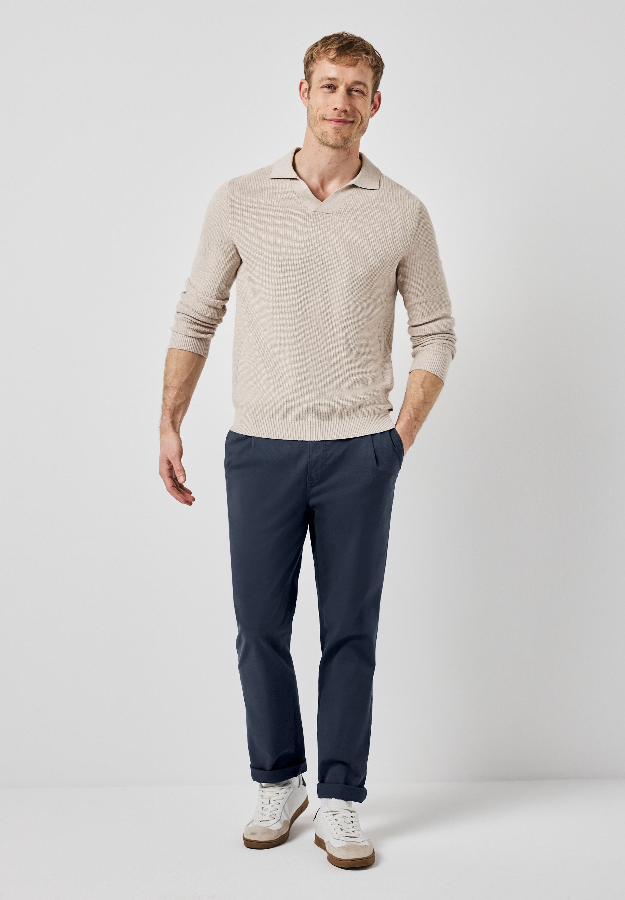 STREET ONE MEN Chinohose, mit seitlichen Einschubtaschen