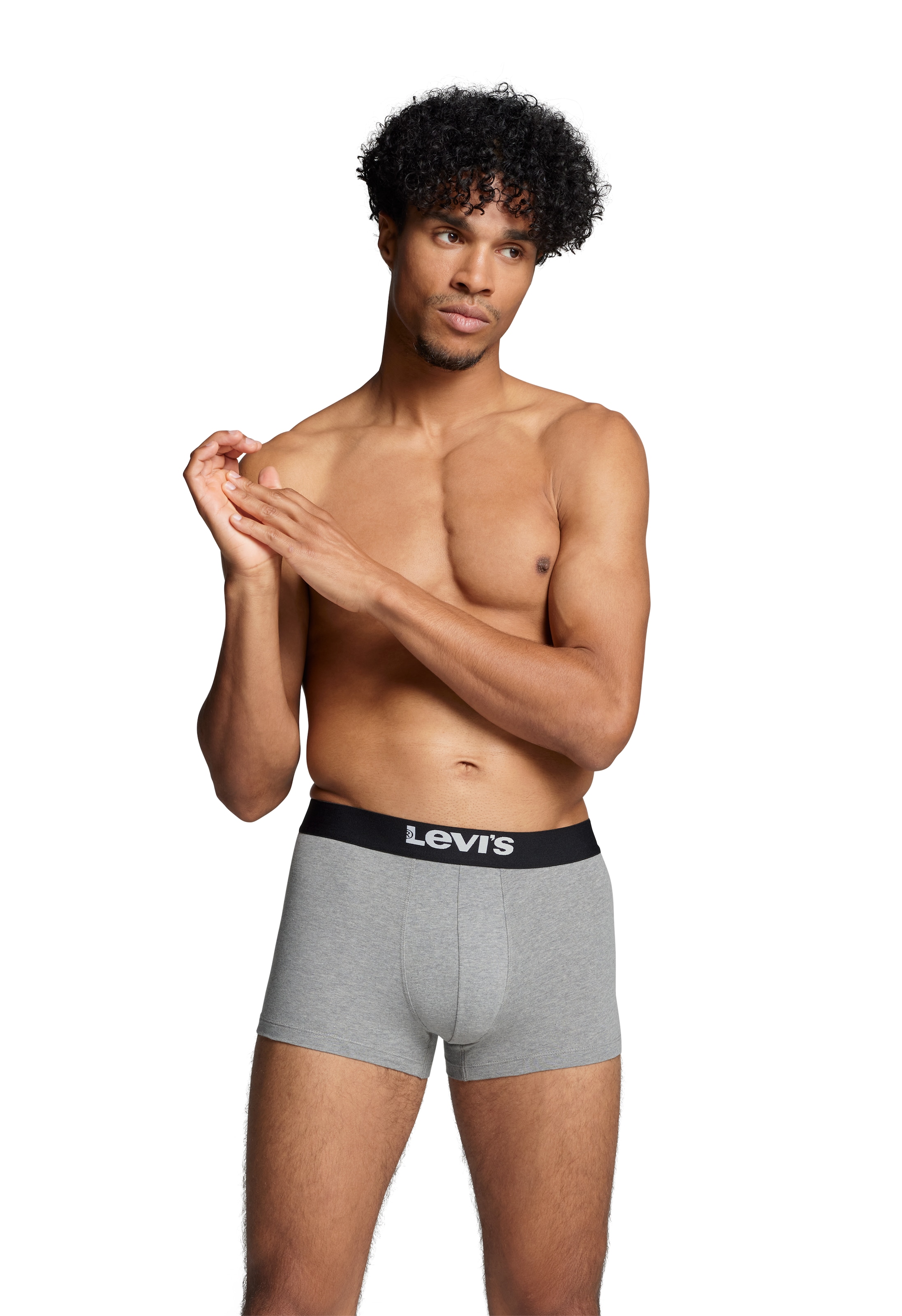 Levi's® Trunk »LEVIS MEN SOLID BASIC TRUNK ORG CO 2P«, (Packung, 2er Pack), mit breitem Logobund