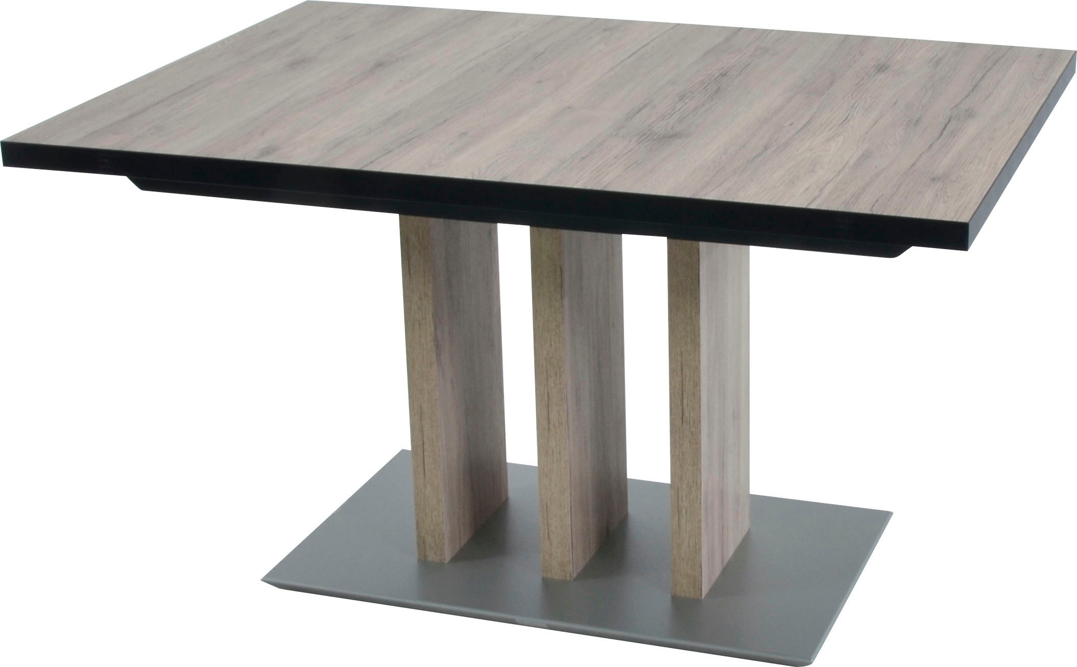 K+W Komfort & Wohnen Eckbankgruppe »Spider II« Set, 4 Stk. tlg. langer Schenkel 195cm, 2 Freischwinger, Auszugstisch in Breite 120 cm