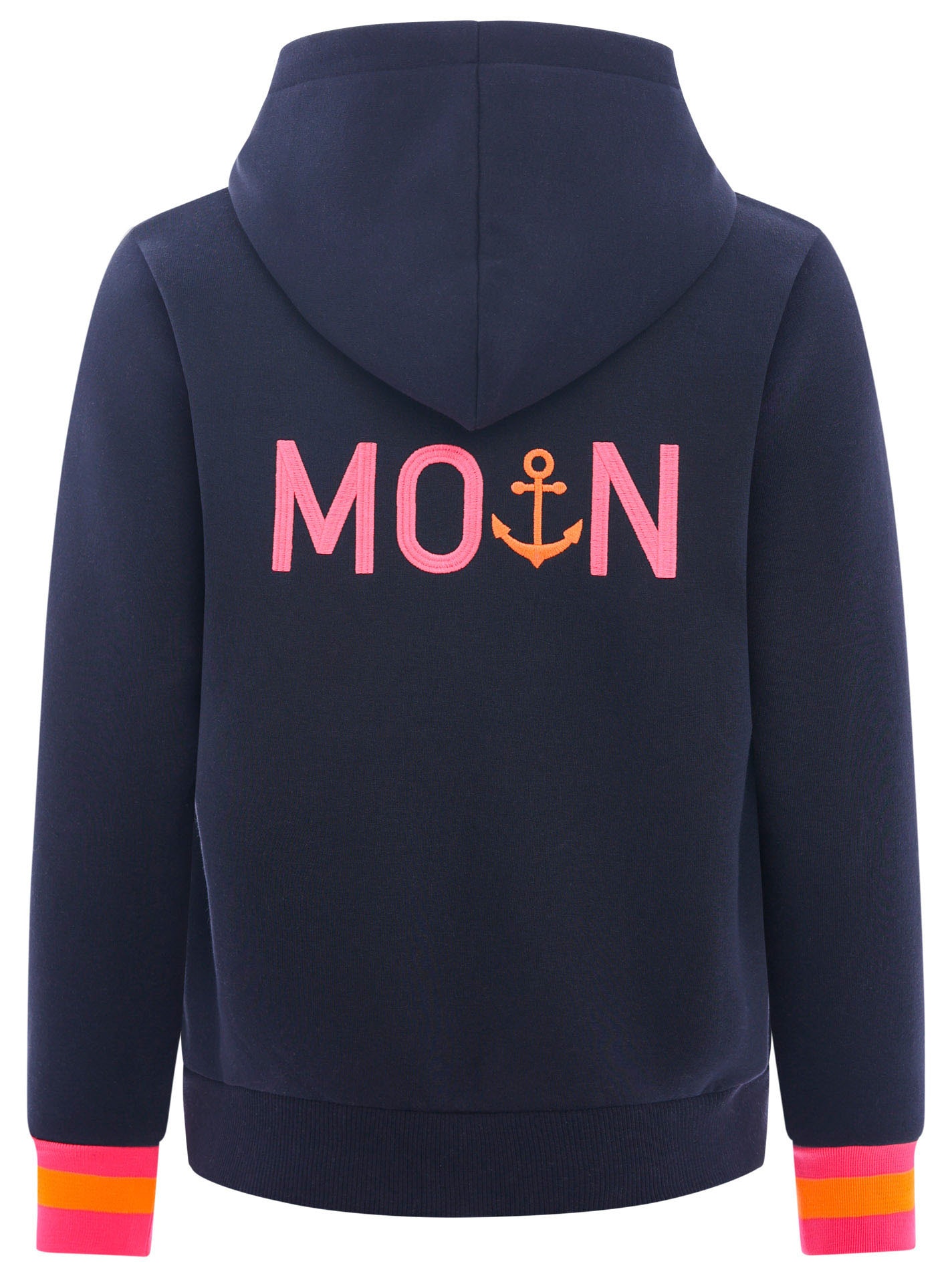 Zwillingsherz Kapuzensweatjacke Regular Fit, Stickerei, Reißverschluss, Lan günstig online kaufen