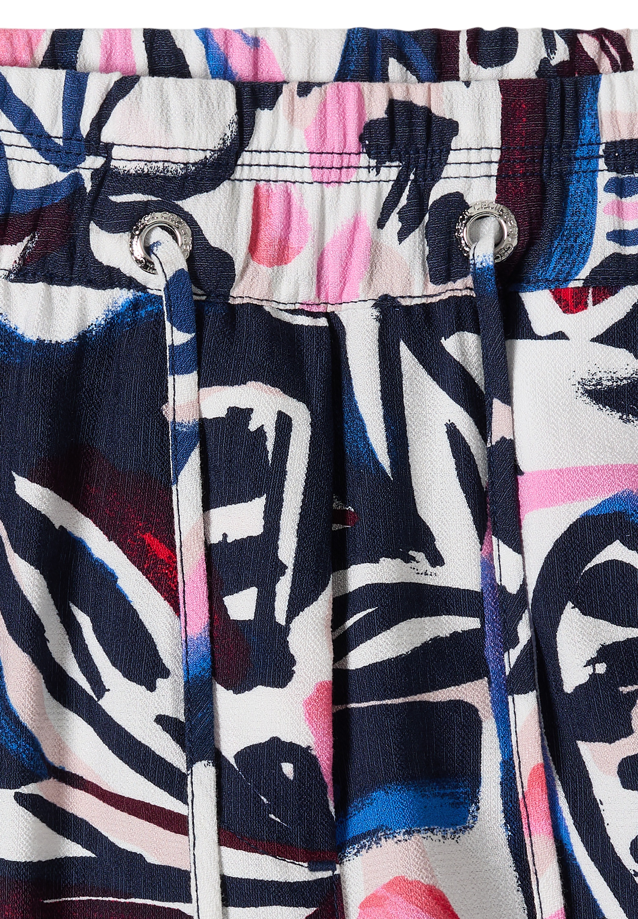 Cecil Stoffhose  mit Print-Details