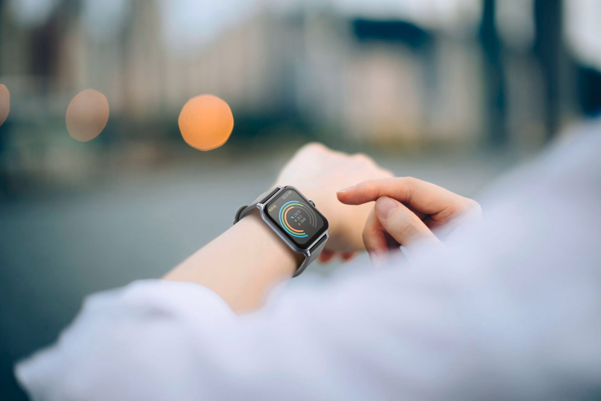 Cellularline Smartwatch »Bluetooth Smartwatch ION«, (4,65 cm / 1,83 Zoll), Proprietär, 0 GB,)