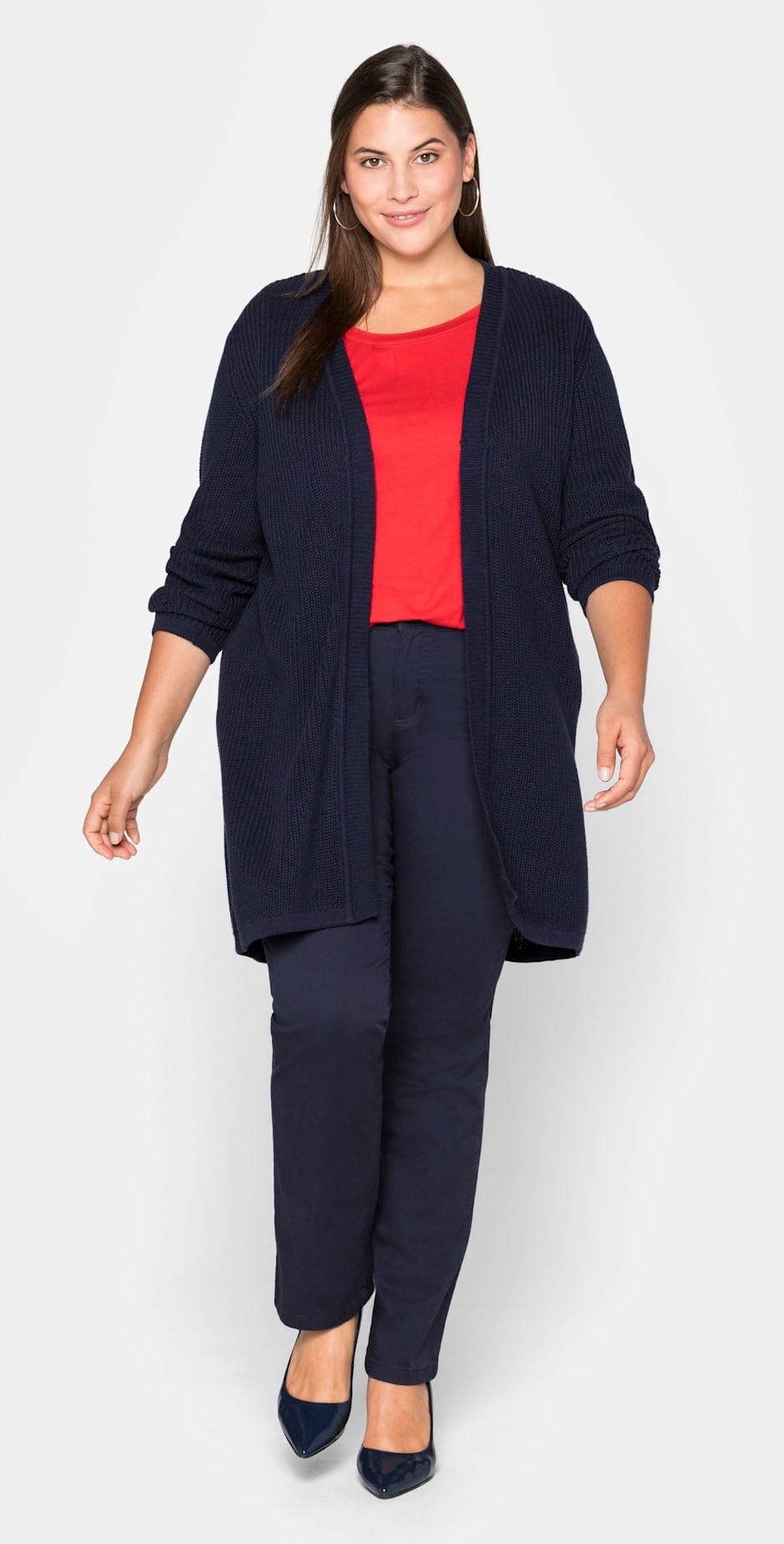 Sheego Longstrickjacke günstig online kaufen