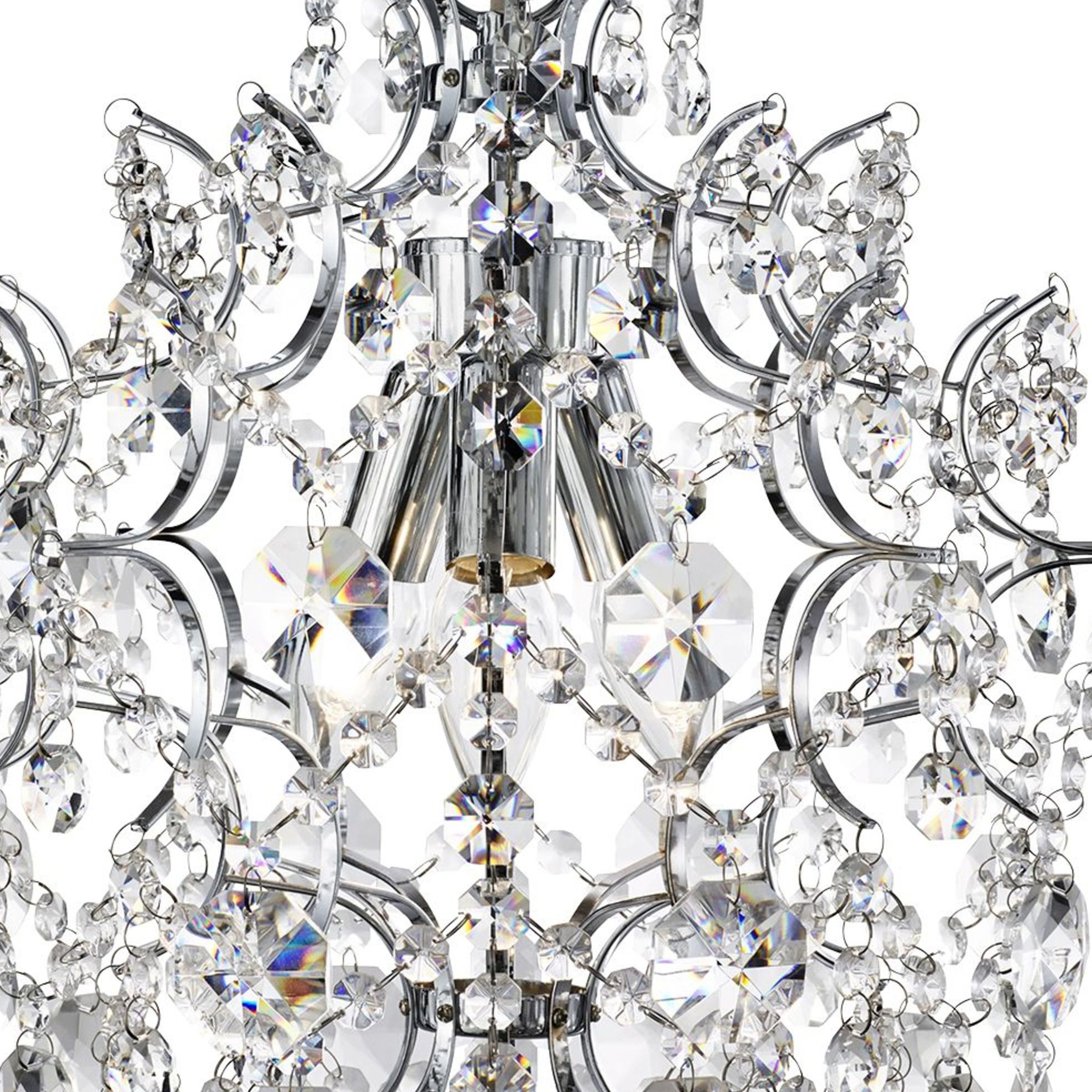 Searchlight Hängeleuchte »Hängeleuchte Harrietta, 3-flammig« E14 1 Stk. Glamourös