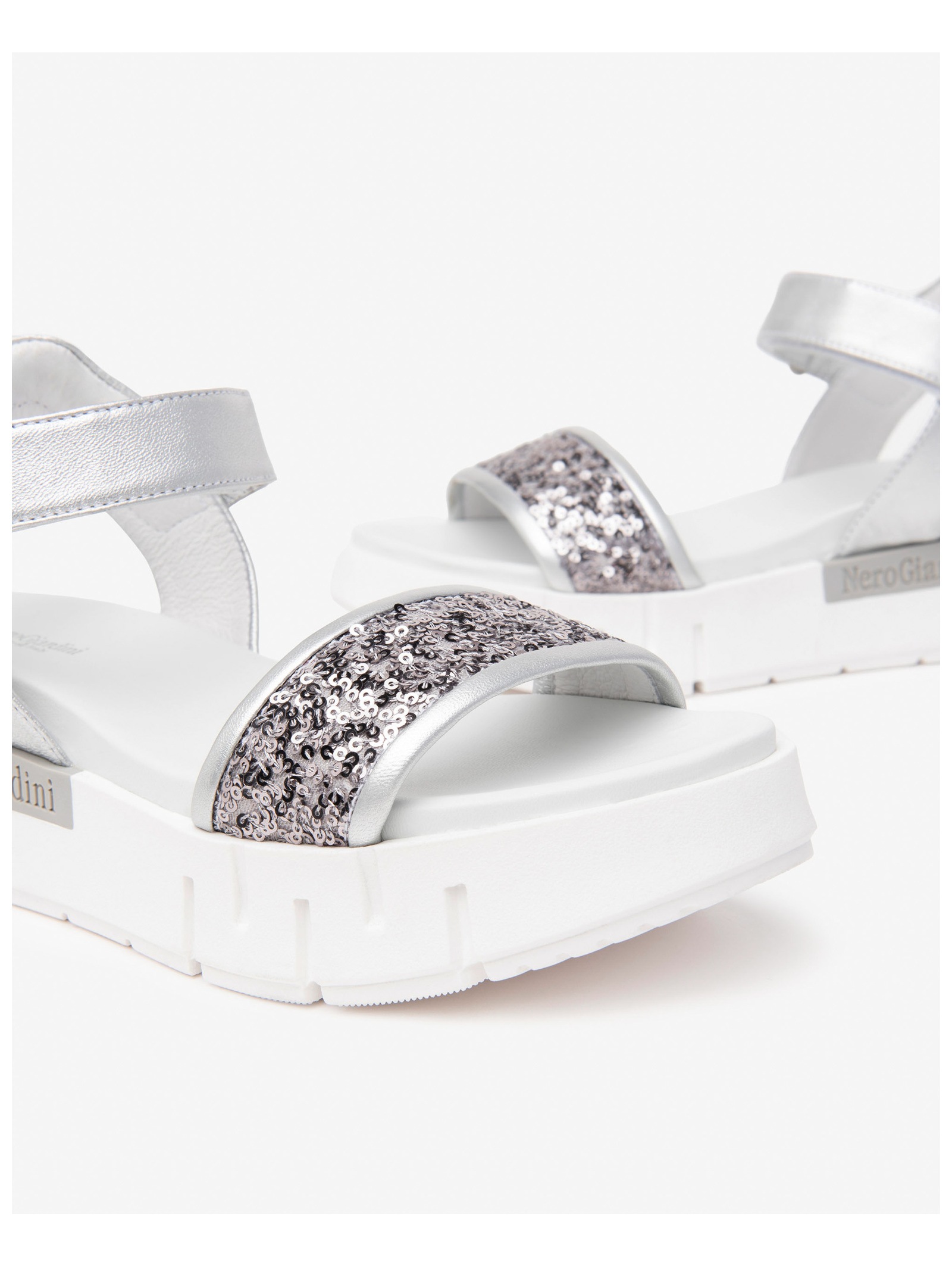 Thumbnail - Nero Giardini Riemchensandale "Nero Giardini Sandalen Lederimitat/Textil"