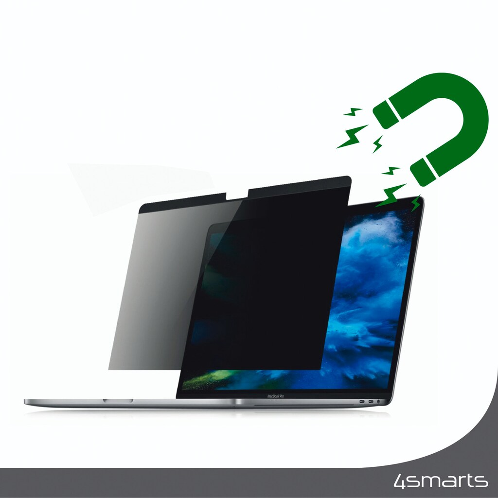 4smarts Displayschutzfolie »Magnetic Privacy Filter«, für Apple MacBook Air 15 (M2)