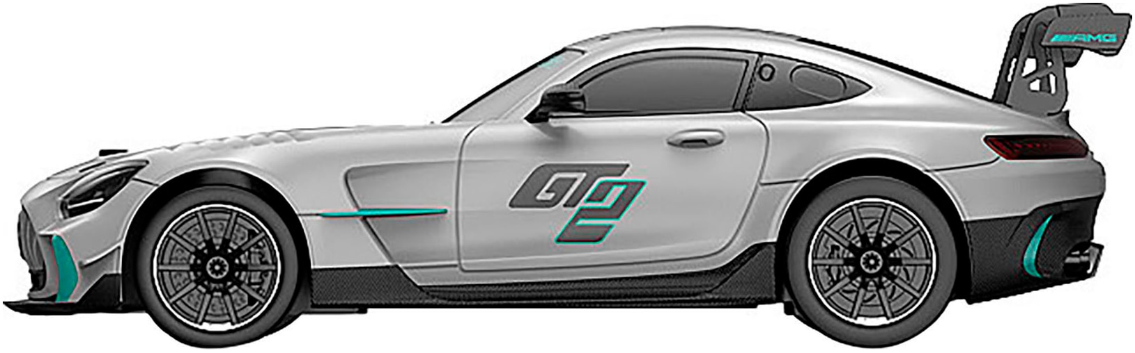 Jamara RC-Auto »Mercedes-AMG GT2 grau 2,4GHz« Maßstab 1:24