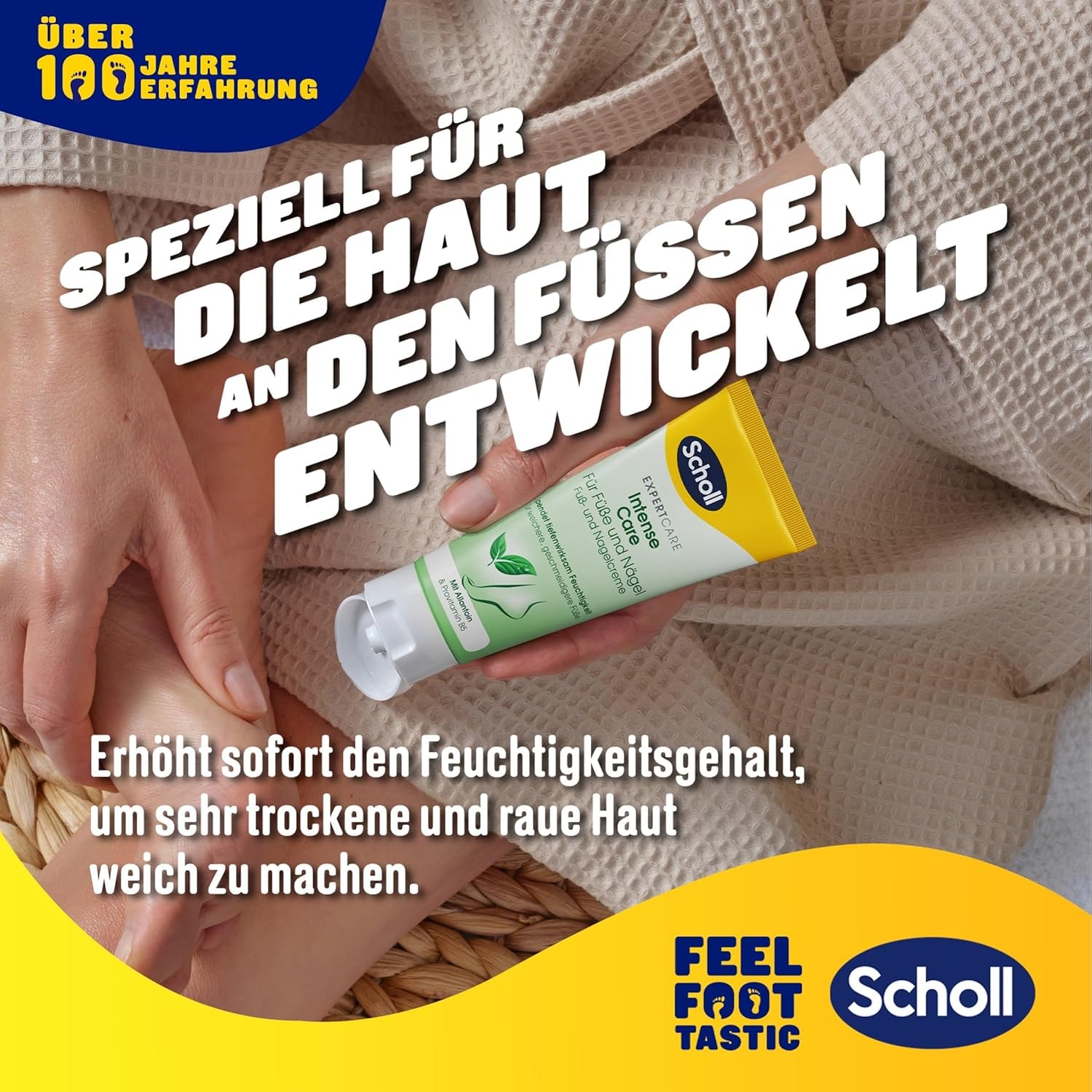 Scholl Fußcreme »ExpertCare«, reichaltige Fuß- und Nagelcreme für raue Füße