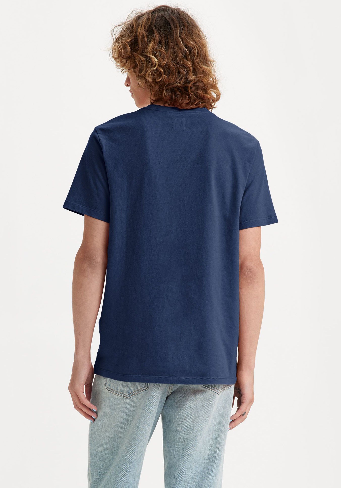 Levi's LE Original HM V-Neck T-Shirt Blue M 3