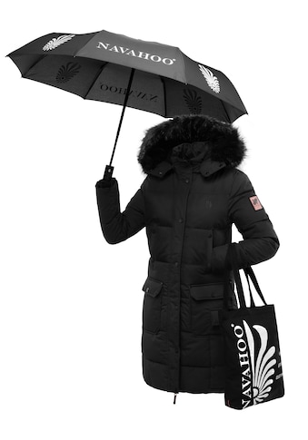 Navahoo Wintermantel »Cosimaa«, Warmer Damen Parka inkl. Einkaufstasche und Regenschirm kaufen