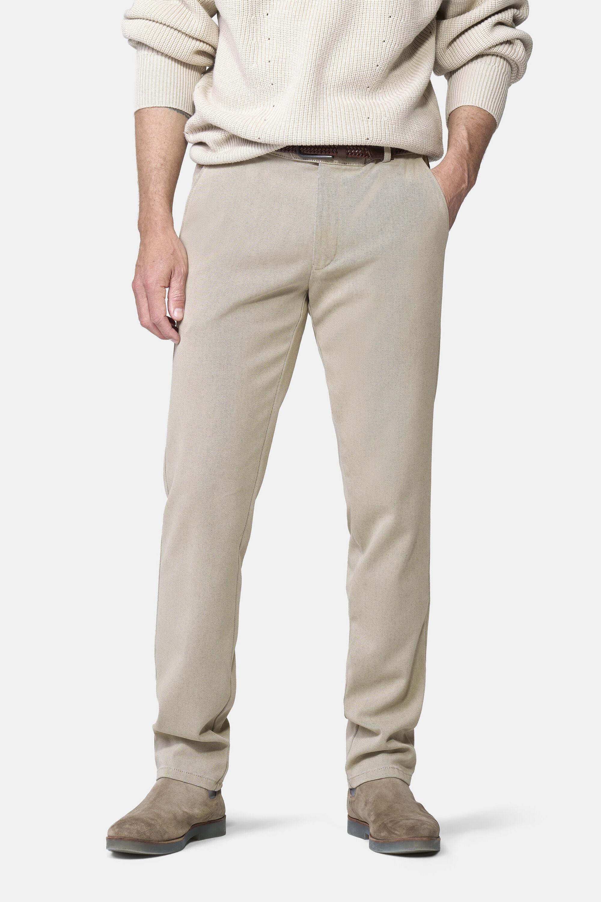 MEYER Chinos »Bonn 2-3615«  Thermohose, mit Hemdenstopper