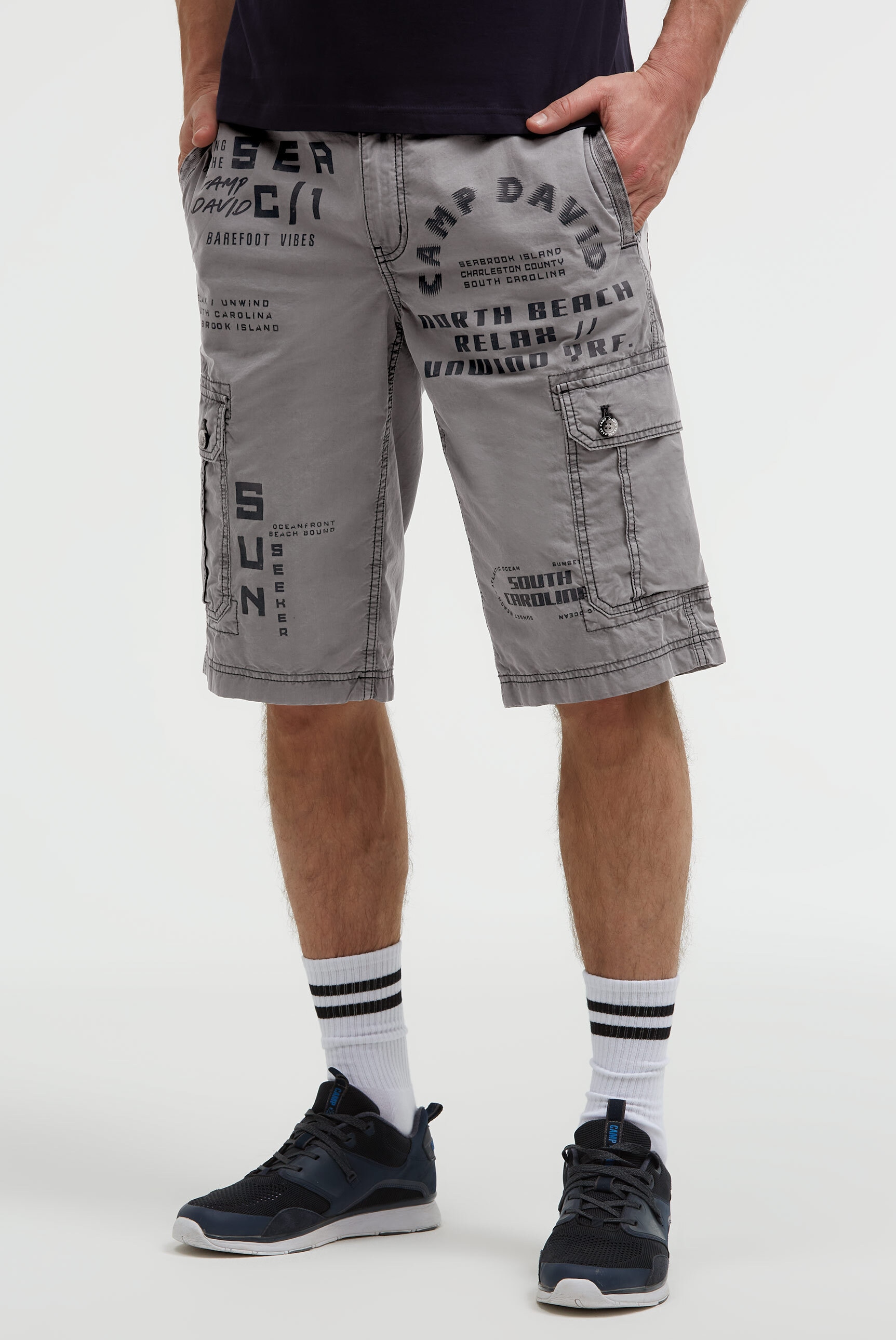 CAMP DAVID Shorts aus Baumwolle günstig online kaufen