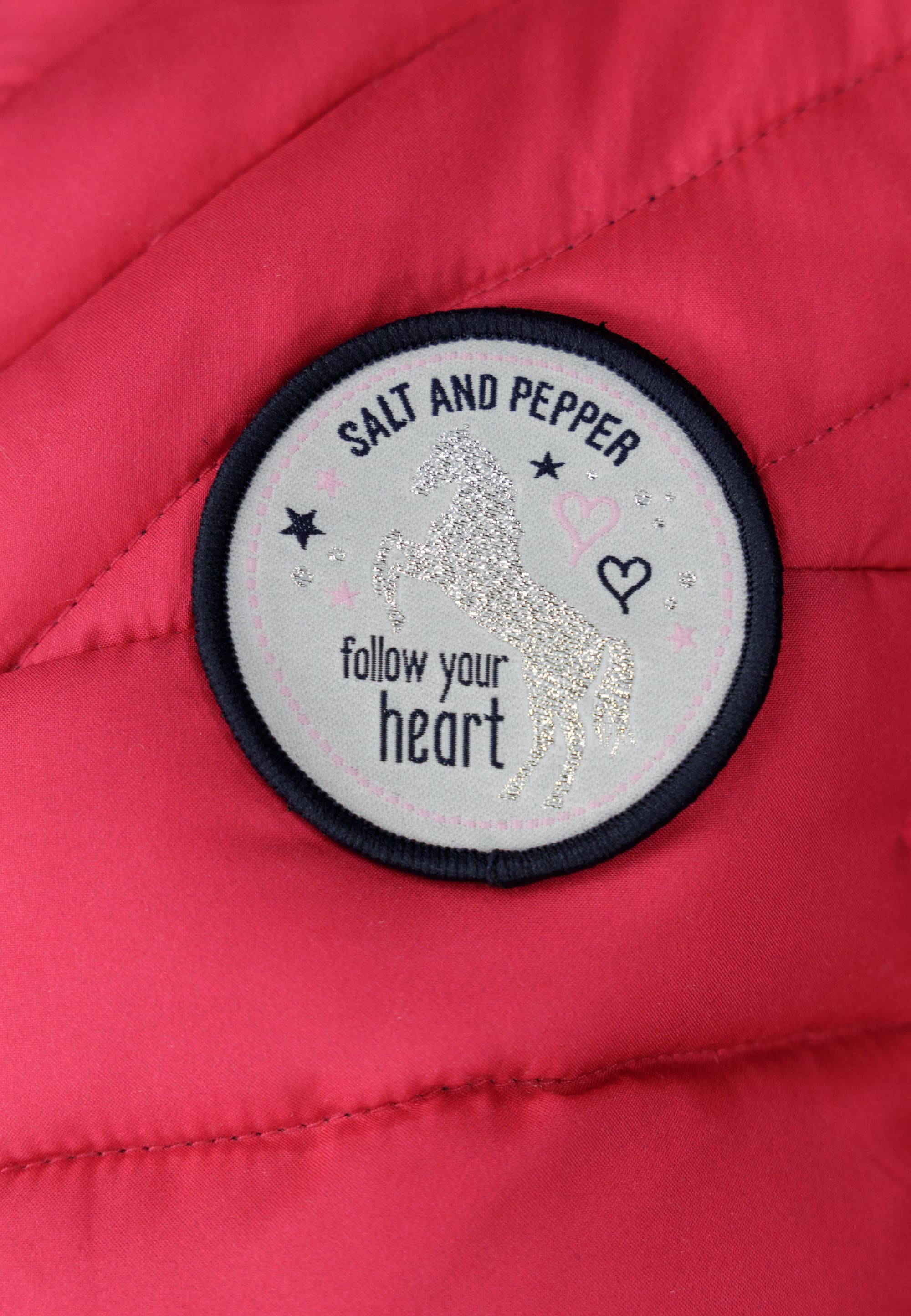 SALT AND PEPPER Outdoorjacke »Riding School«, mit Wechselbadge
