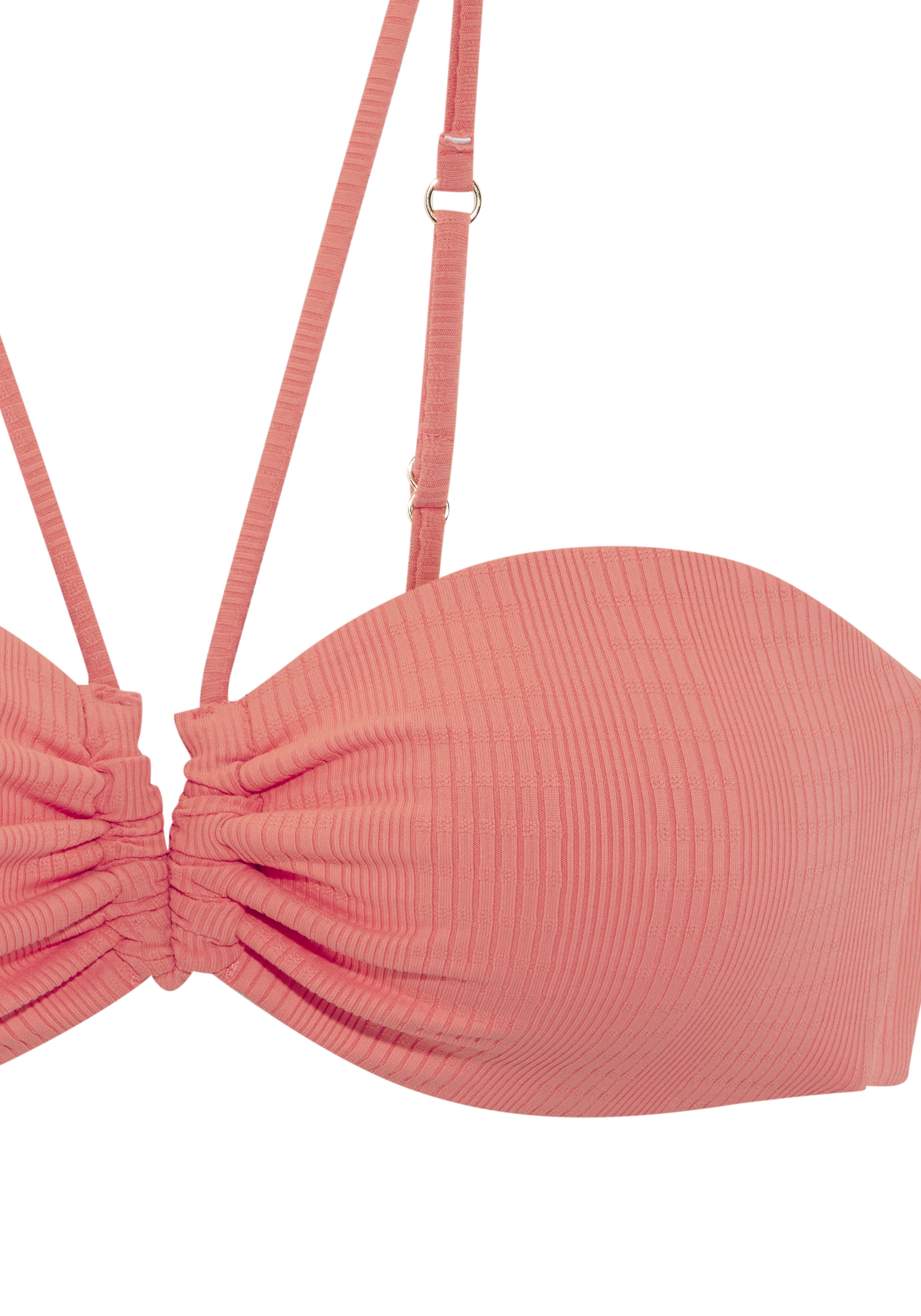 Thumbnail - Copenhagen Studios Bandeau-Bikini-Top "Nela" mit V-förmigem Cut-Out vorn