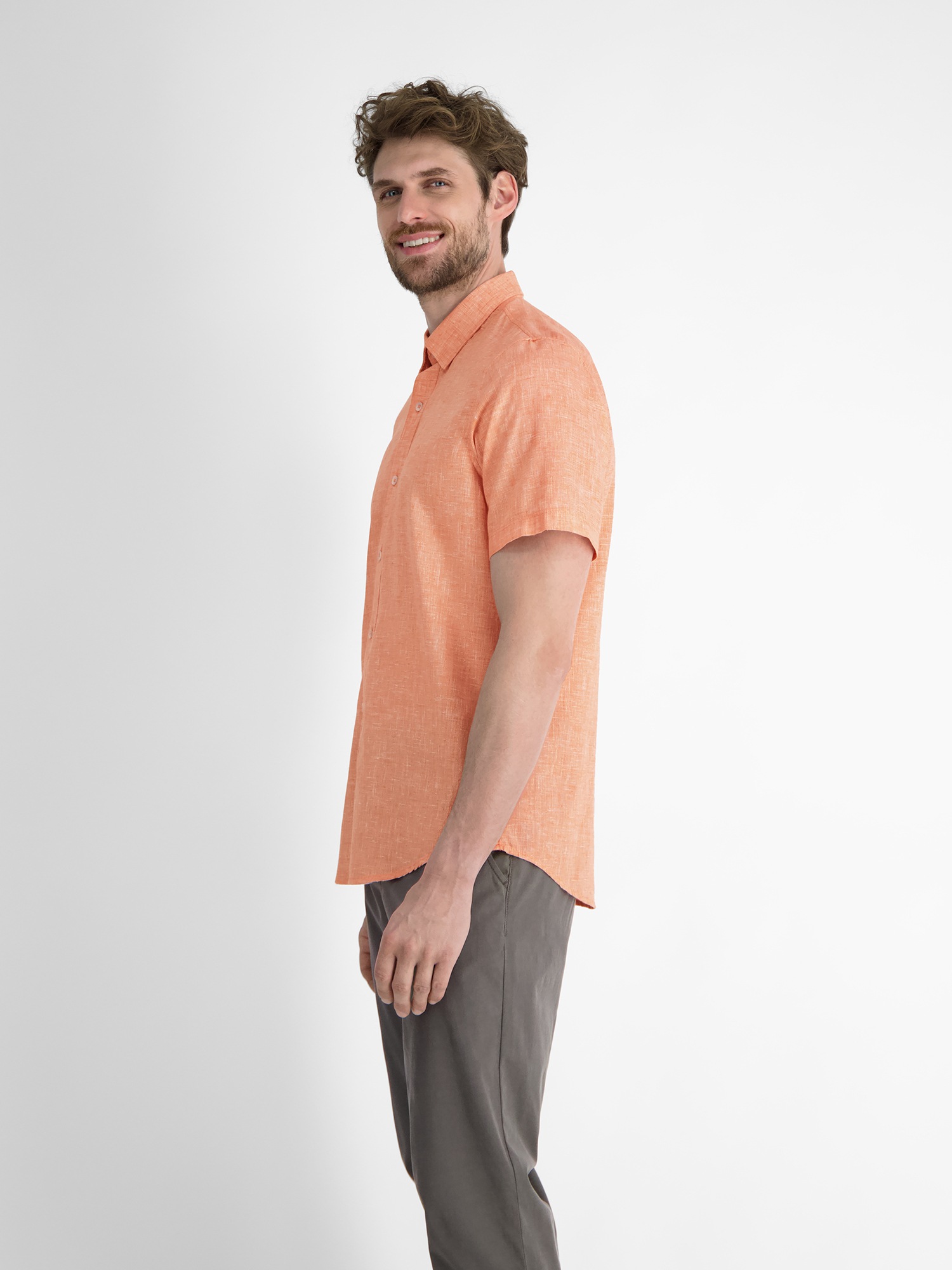 Thumbnail - LERROS Kurzarmhemd "LERROS Kurzarmhemd mit verdecktem Button-down-Kragen"