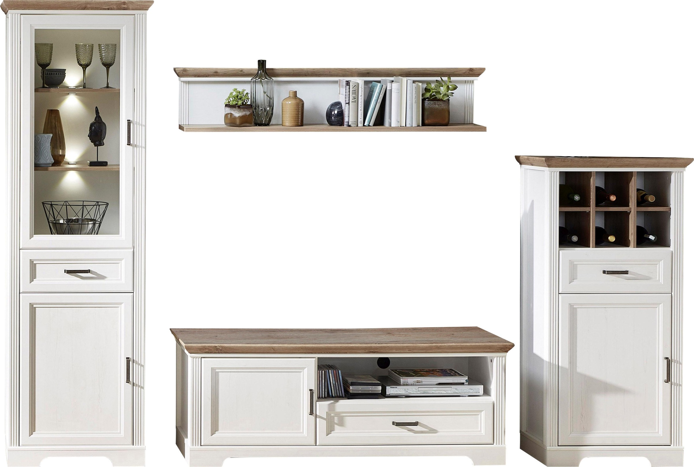 Innostyle Wohnwand "Jasmin" Set, 4 Stk. tlg. günstig online kaufen