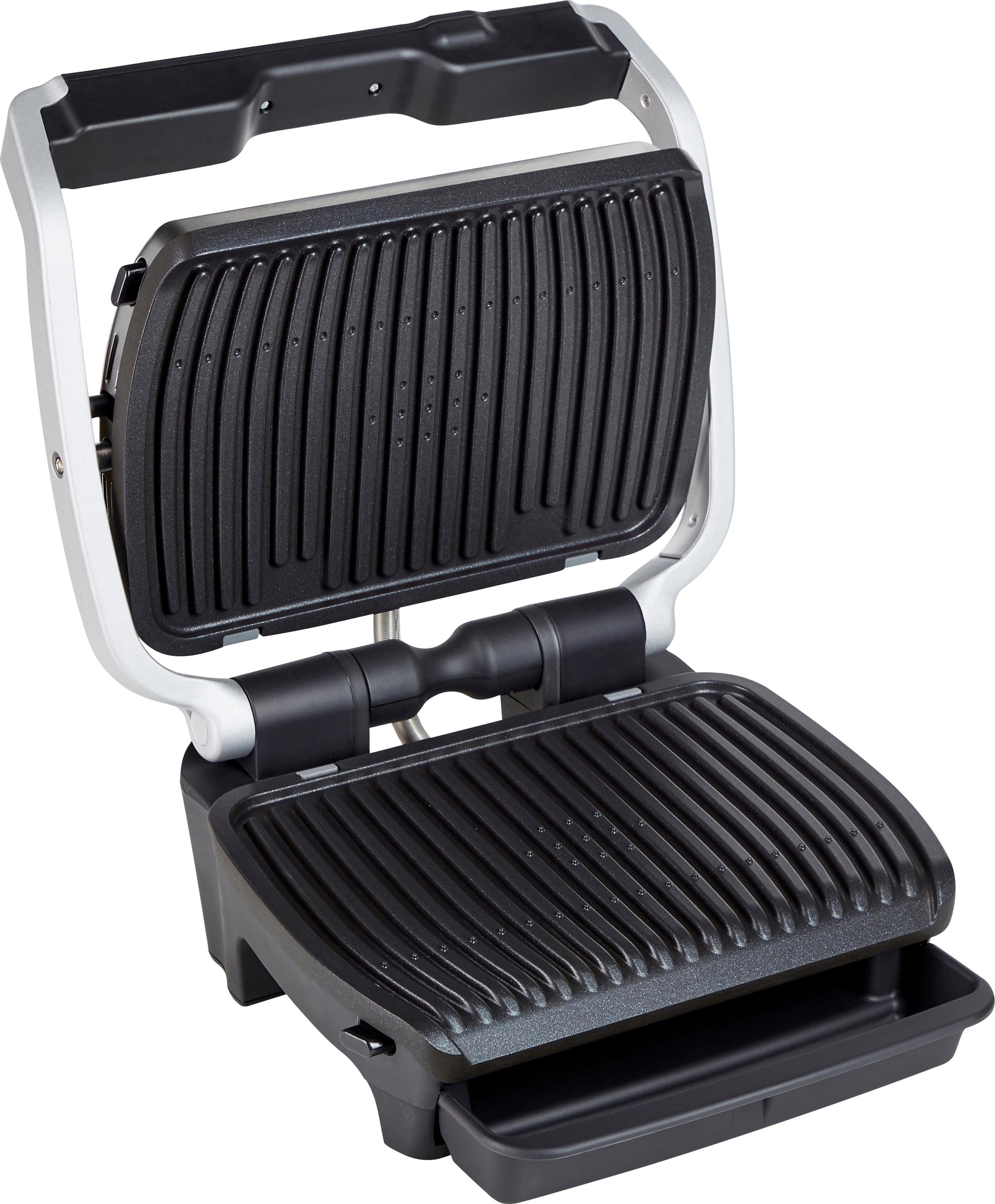 Tefal Kontaktgrill »GC750D OptiGrill Elite«, 2000 W, 12 Programme, intuitiver Sensor, Grillboost-Funktion, Rezeptbuch App