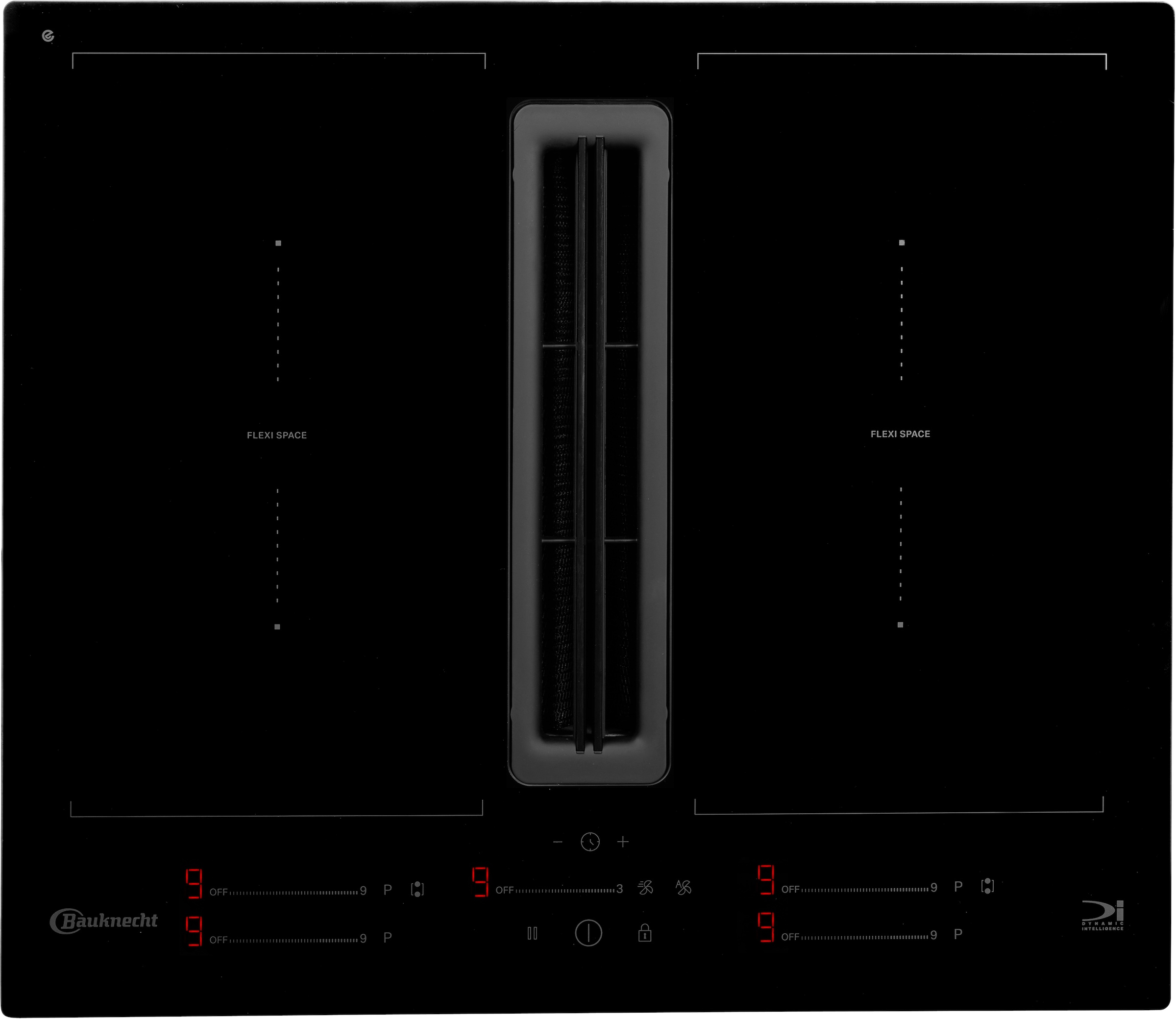 BAUKNECHT Kochfeld mit Dunstabzug »BVH60FFB01« Kochen mit integriertem Dunstabzug