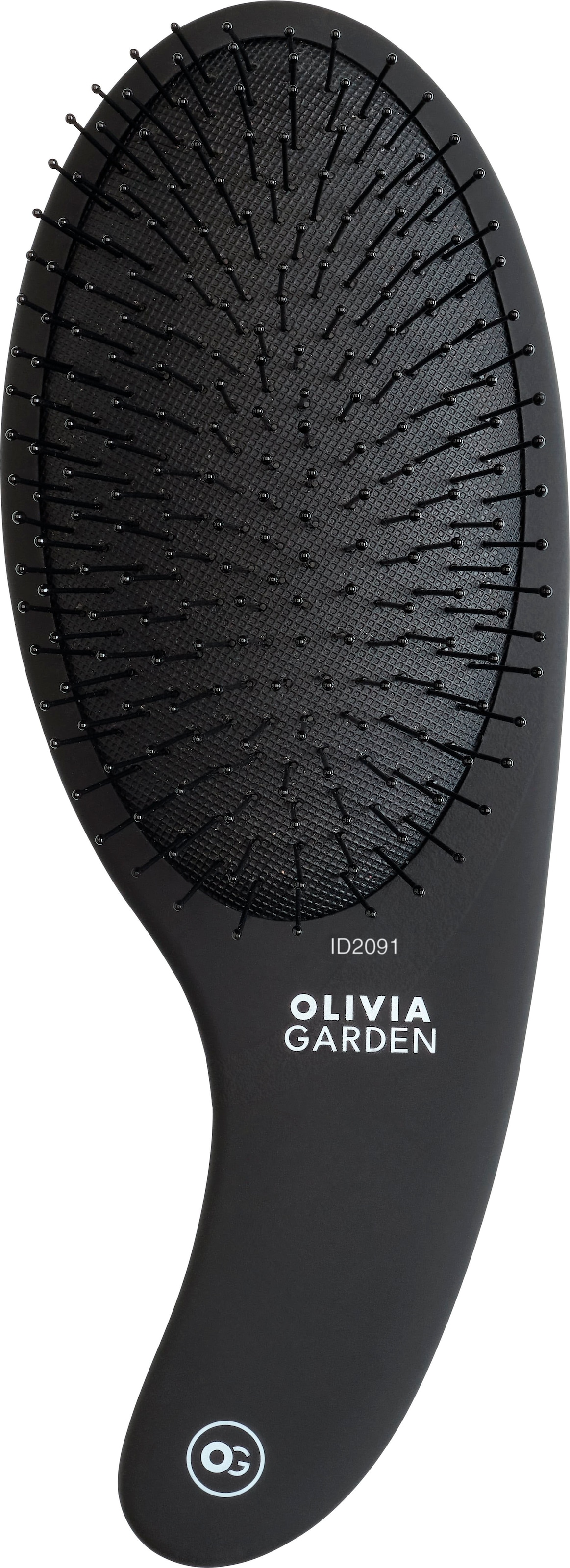 OLIVIA GARDEN Haarbürste »EXPERT CARE CURVE Nylon Bristles Matt Black«