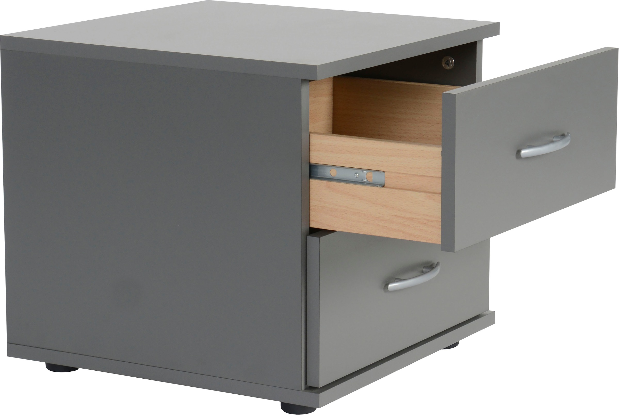 VOGL Möbelfabrik Container "Barrie, Bürocontainer, Nachtschrank, mit Schubladen & Füßen" 1 Stk. tlg. verschiedene Ausführungen, Höhe 37 cm, Made in Germany