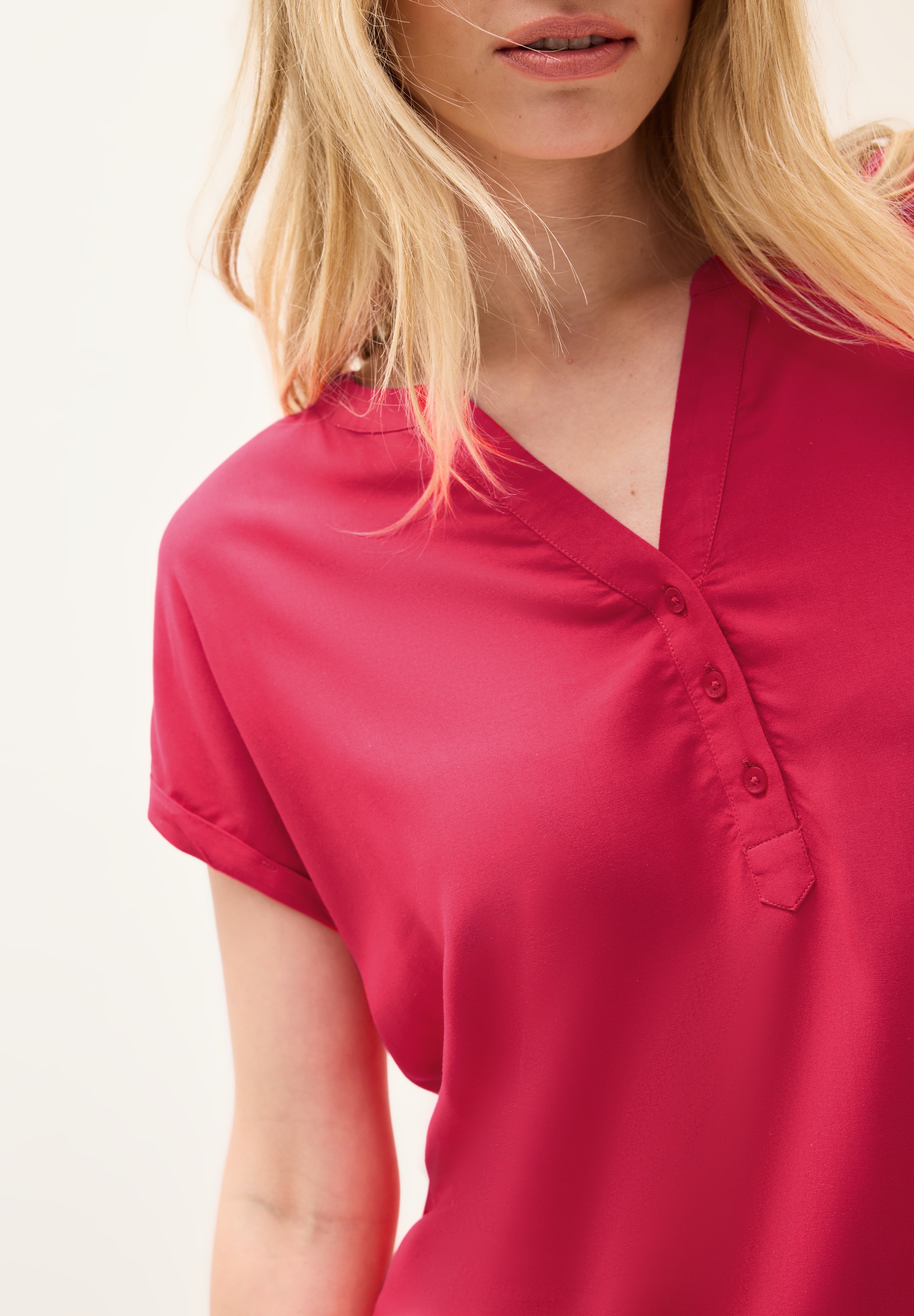 Thumbnail - Cecil Kurzarmbluse mit elastischem Bund