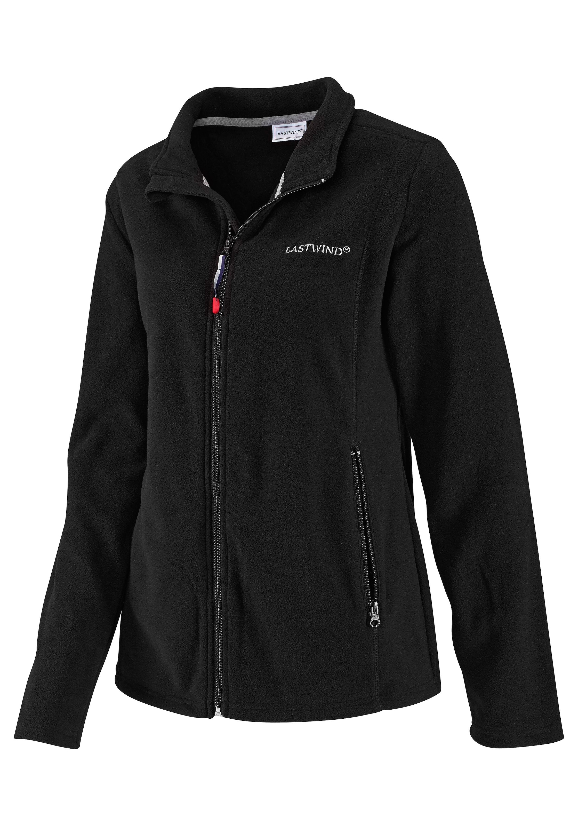 Eastwind Fleecejacke, ohne Kapuze, für kalte Tage, aus 100% Polyester, sportlicher Stil