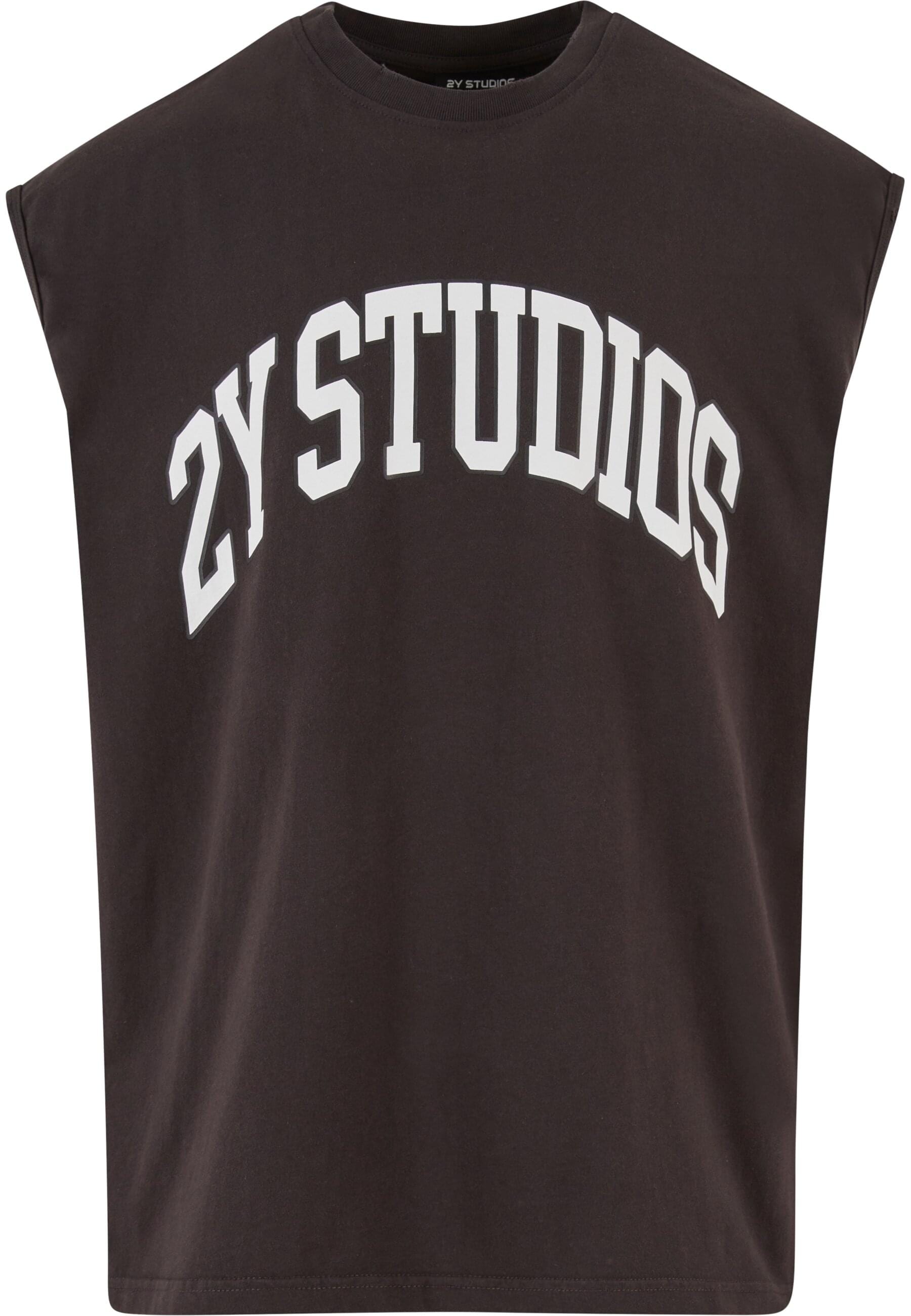 2Y Studios Tanktop "2Y Studios Herren 2Y Logo Oversize Sleeveless Shirt", (1 tlg.)