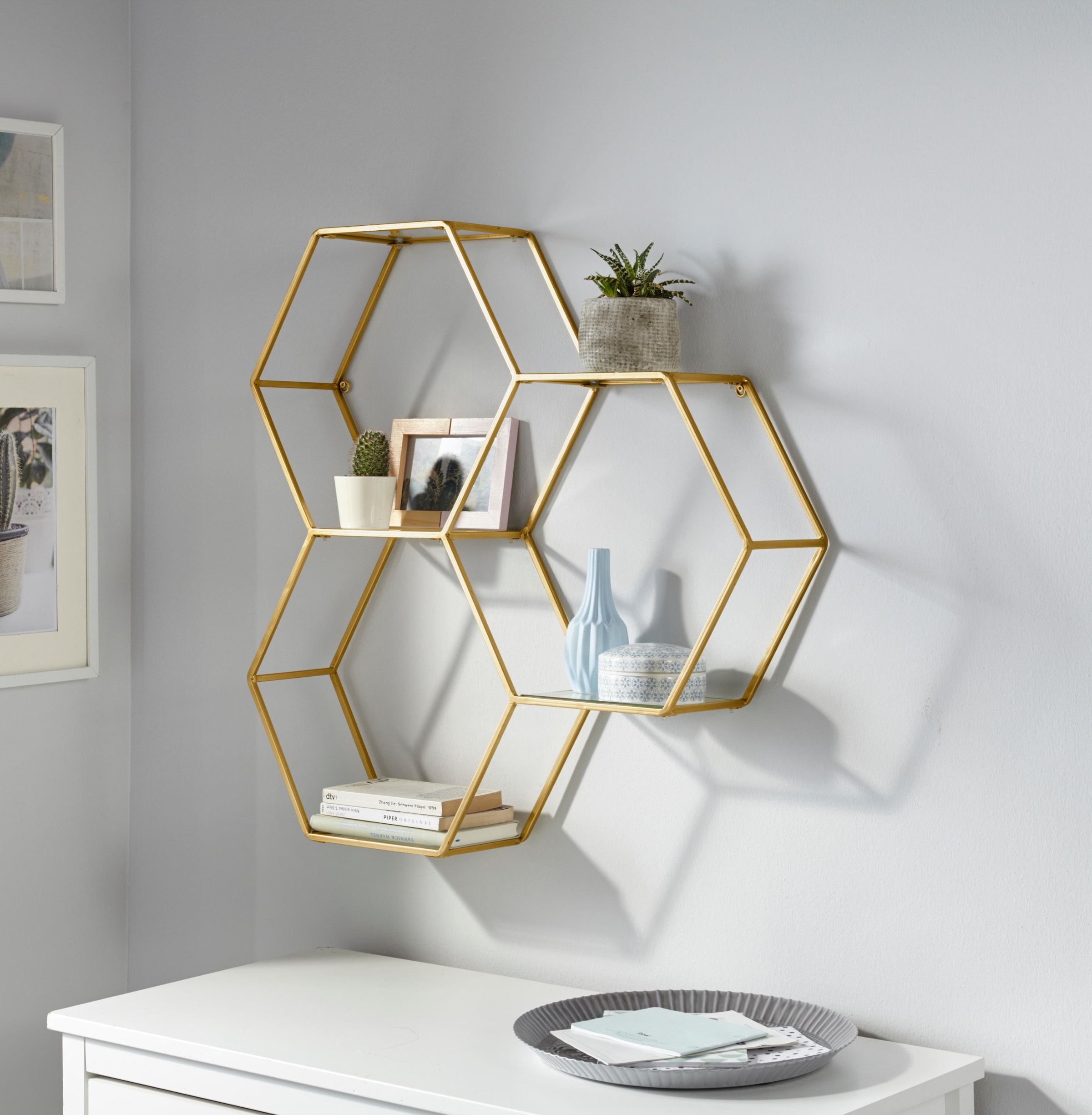 OTTO home Deko-Wandregal "Lenia" Elegant, Schwarz günstig online kaufen