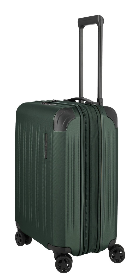 travelite Trolleyset »DYNAMIIC S+/M/L, verschiedene Farben«, (Set, 3 tlg., S+/M/L), Hartschalen-Koffer ABS Volumenerweiterung