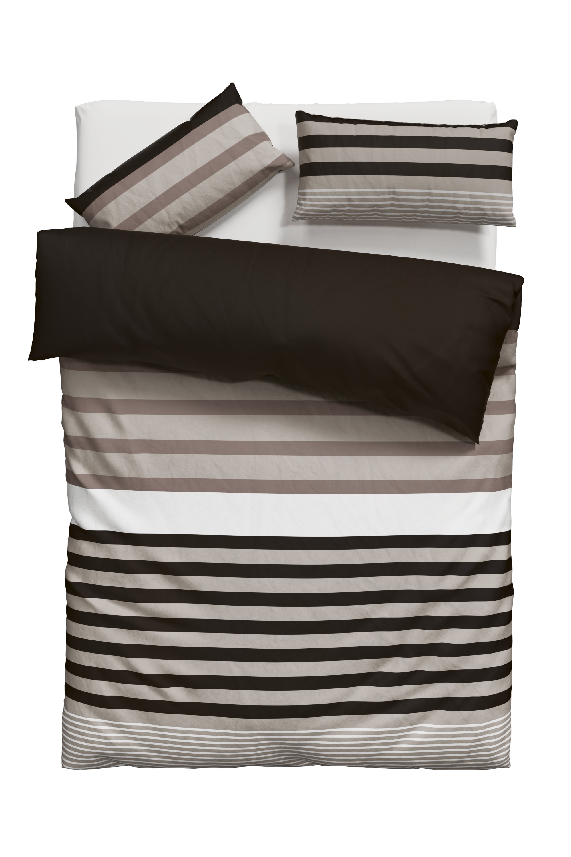H.I.S Bettwäsche "Majoran" 2 Stk. tlg. gestreifte Bettwäsche in verschieden günstig online kaufen