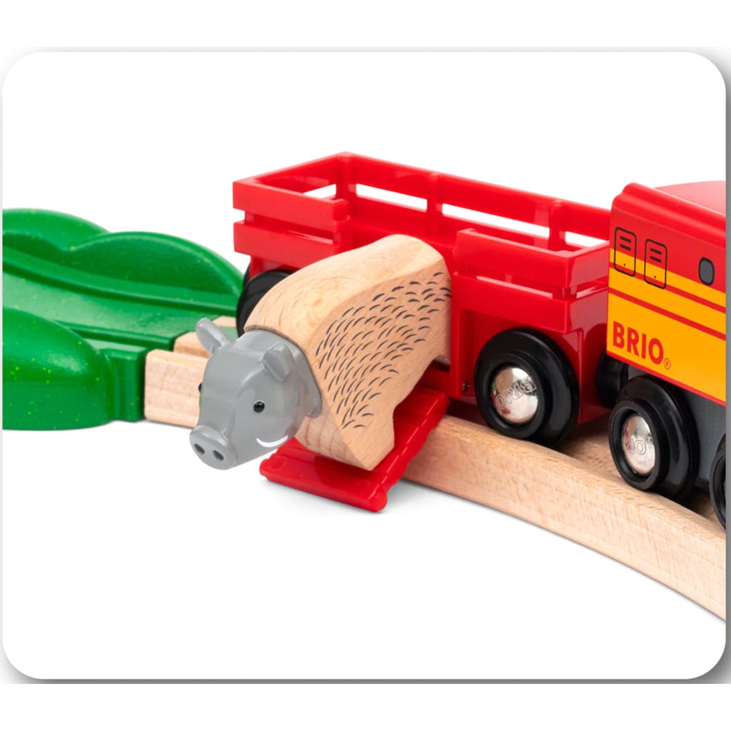 BRIO® Spielzeug-Eisenbahn »Nordische Waldtiere«, (Set)