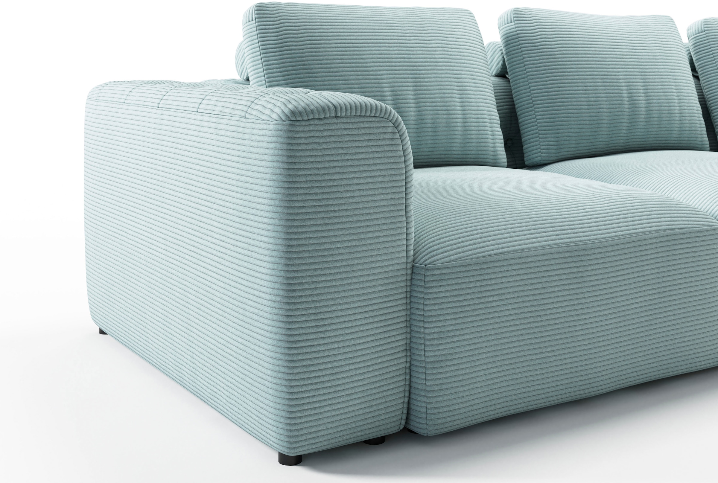 RAUM.ID 2-Sitzer »Cushid«, Modulsofa, bestehend aus 2 Teilen, Breite 218 cm