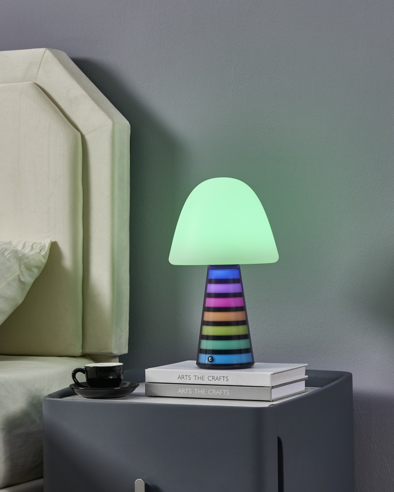 EGLO LED Tischleuchte »PULSE« LED-Modul 1 Stk. Warmweiß LED Tischleuchte Pulse mit Musiksensor RGB