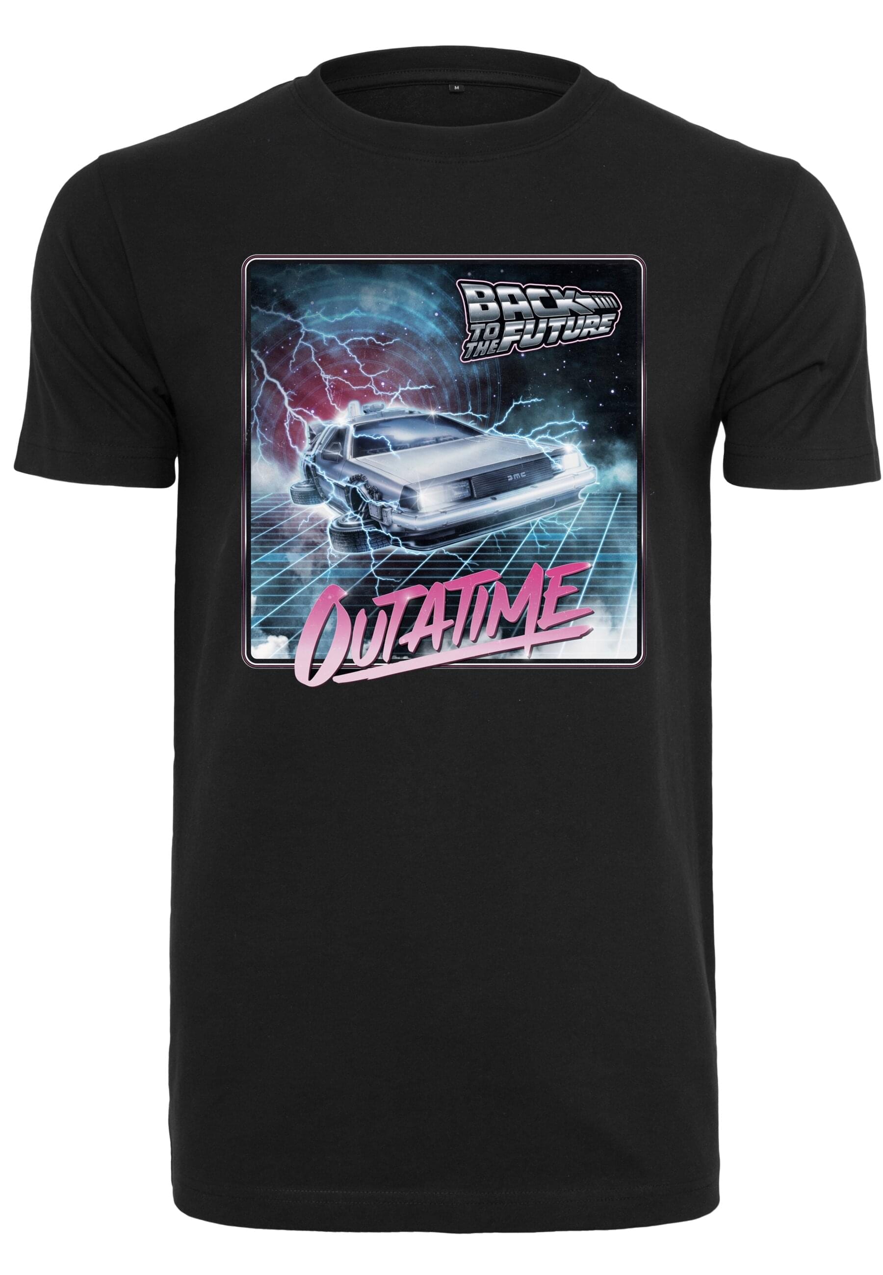 T-Shirt »Merchcode Herren Back To The Future Outatime Tee«, (1 tlg.)