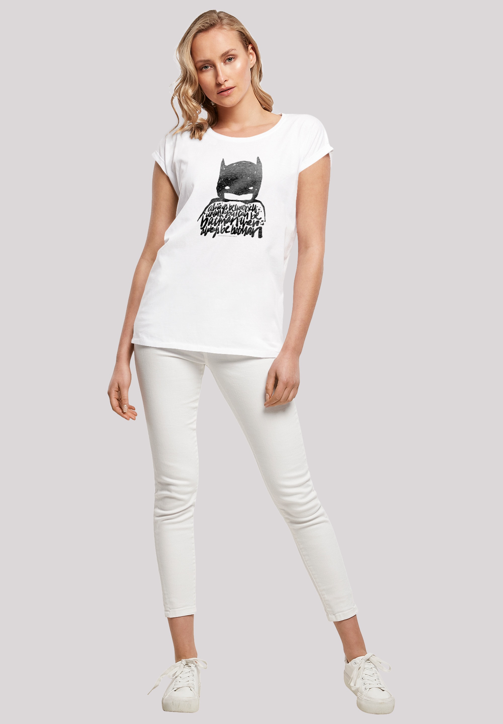 F4NT4STIC T-Shirt »DC Comics Batman Always Be Yourself«, Print