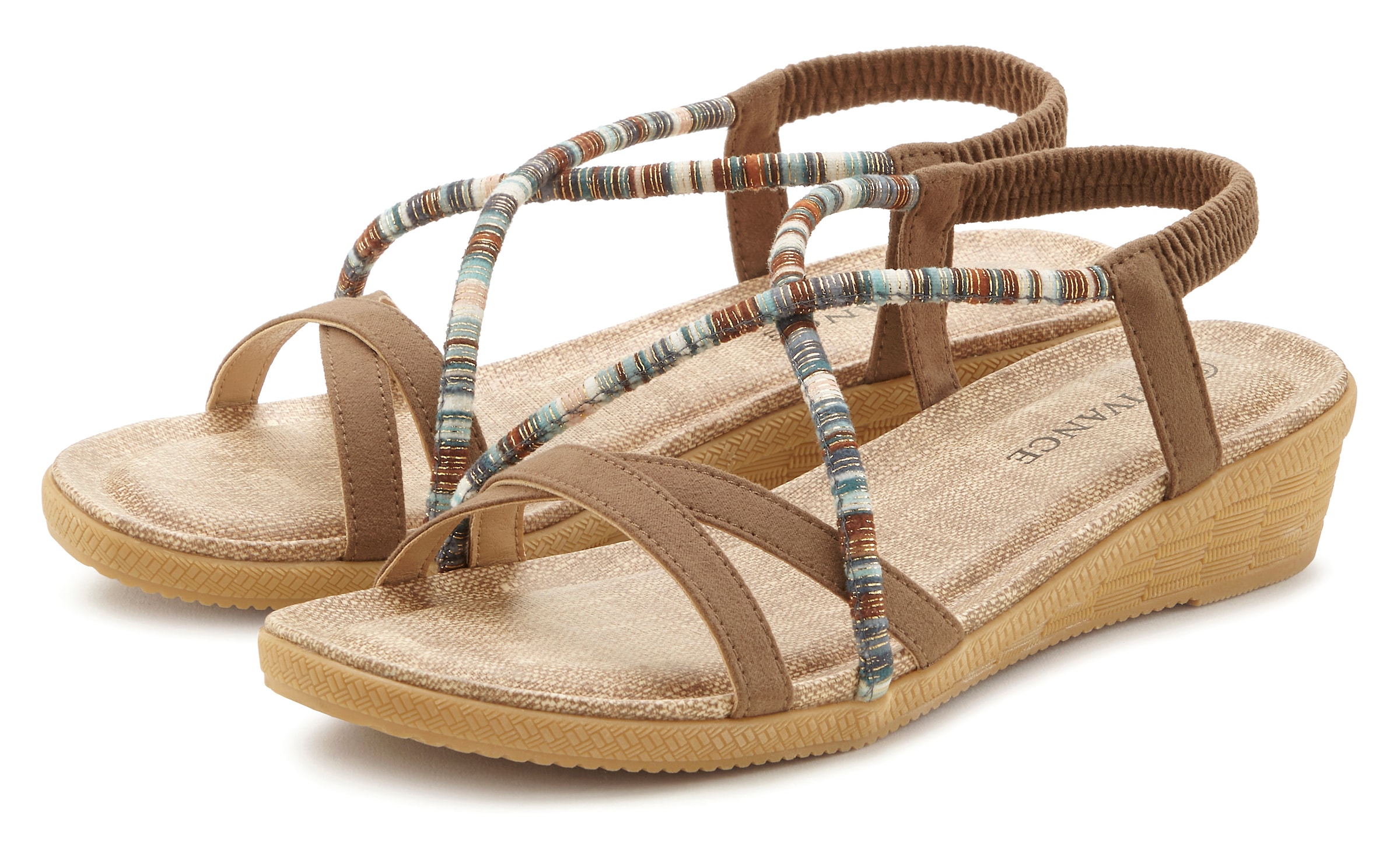 Vivance Sandale "Sommerschuh", mit dezenten Schmuckelementen, Sandalette, S günstig online kaufen